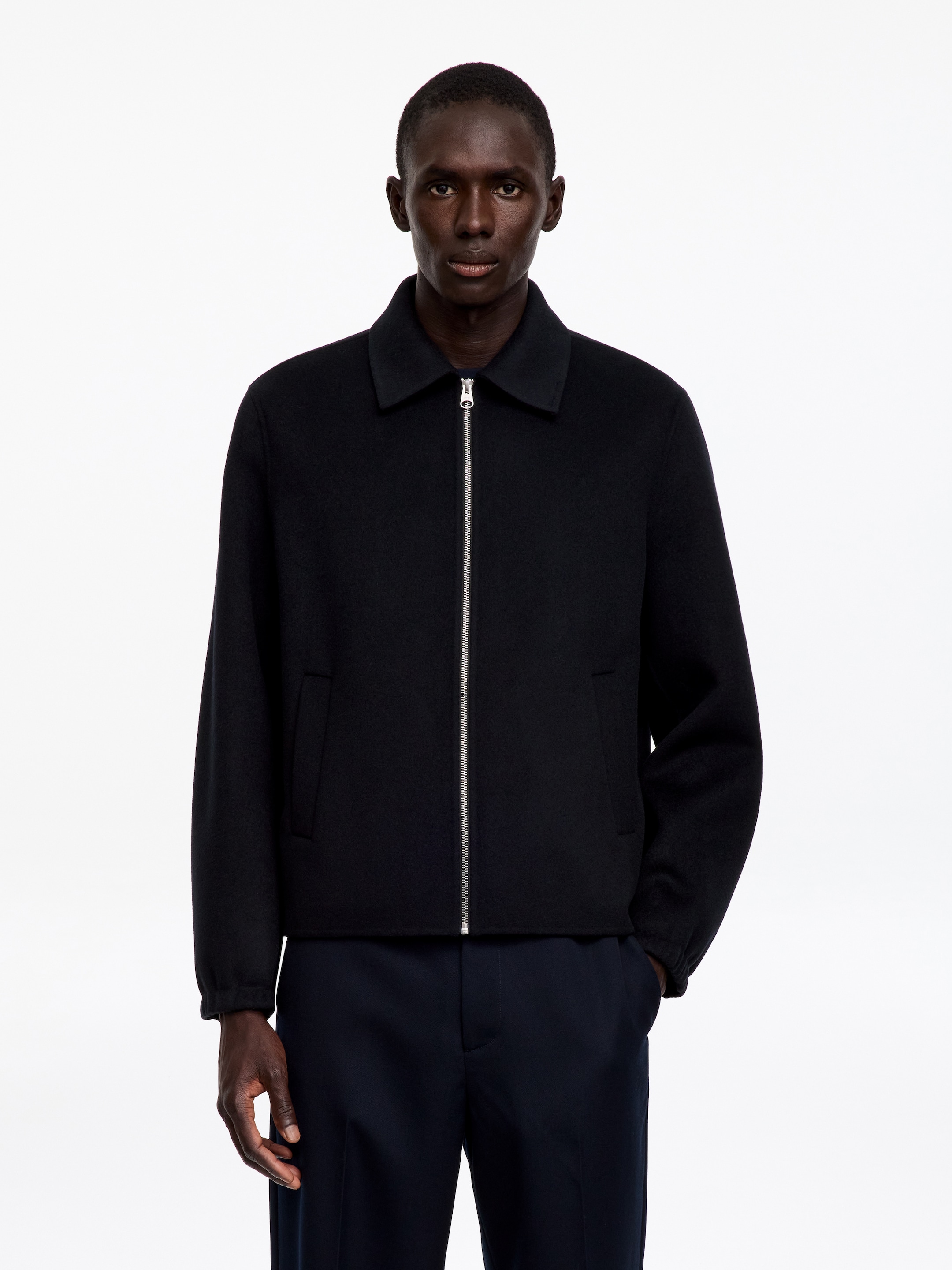 Wool Blend Doublé Jacket - Dark Blue - Regular fit - men - StillMedia/Lookbook - 6