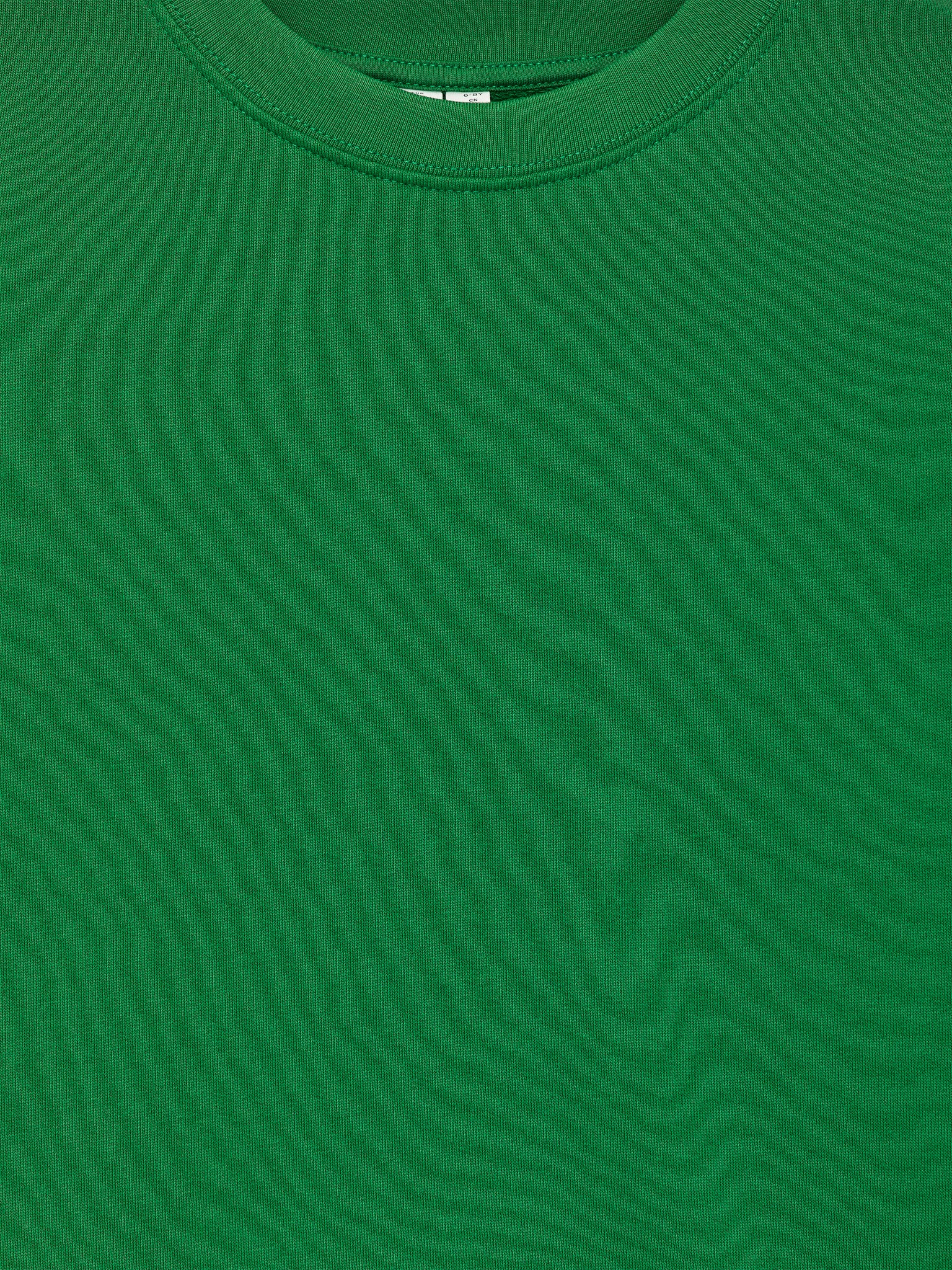 Short-Sleeve Sweatshirt - Green - 3