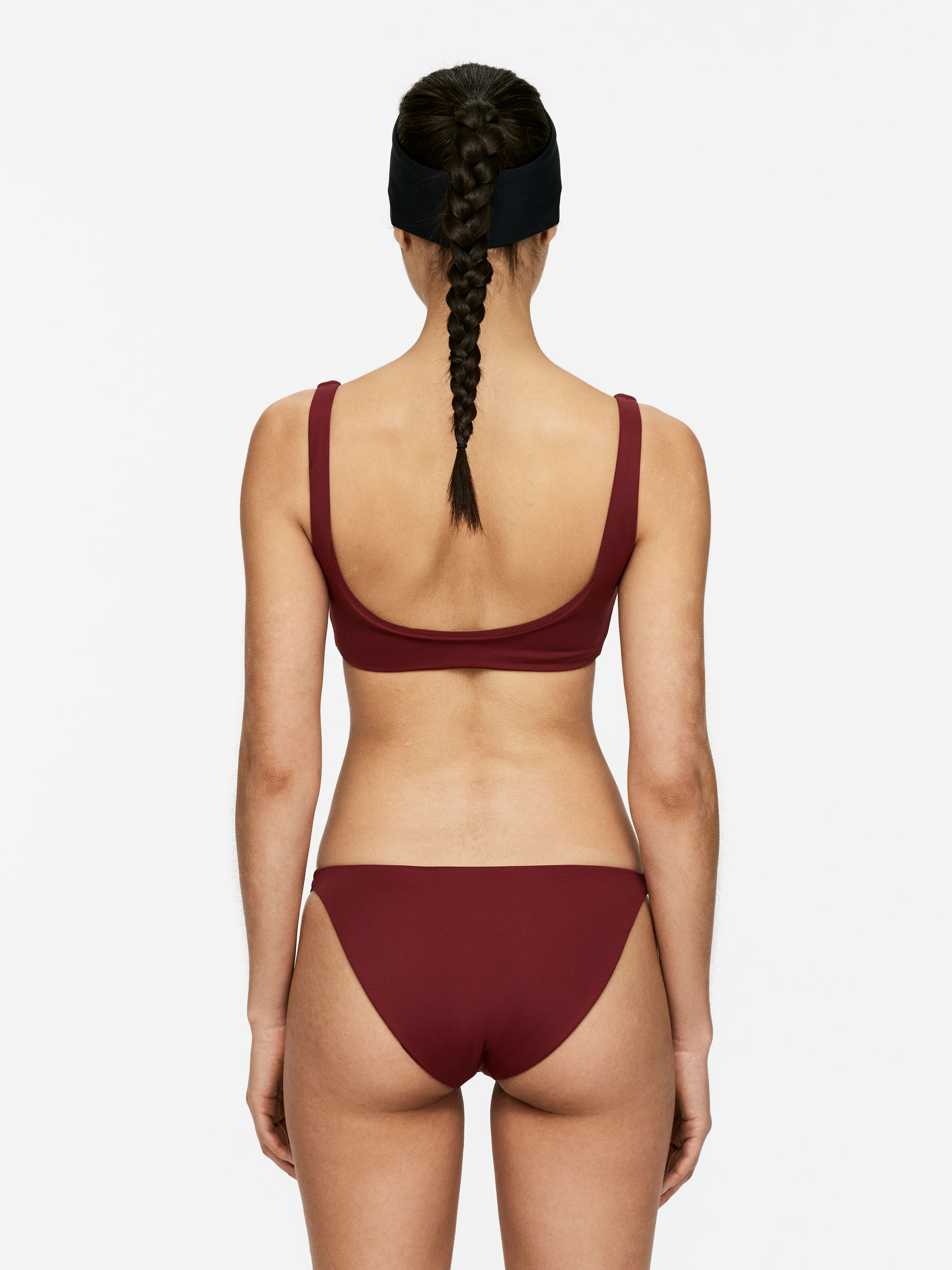 Low-Waist Bikini Briefs - Dark Red - Women - StillMedia/Lookbook - 6