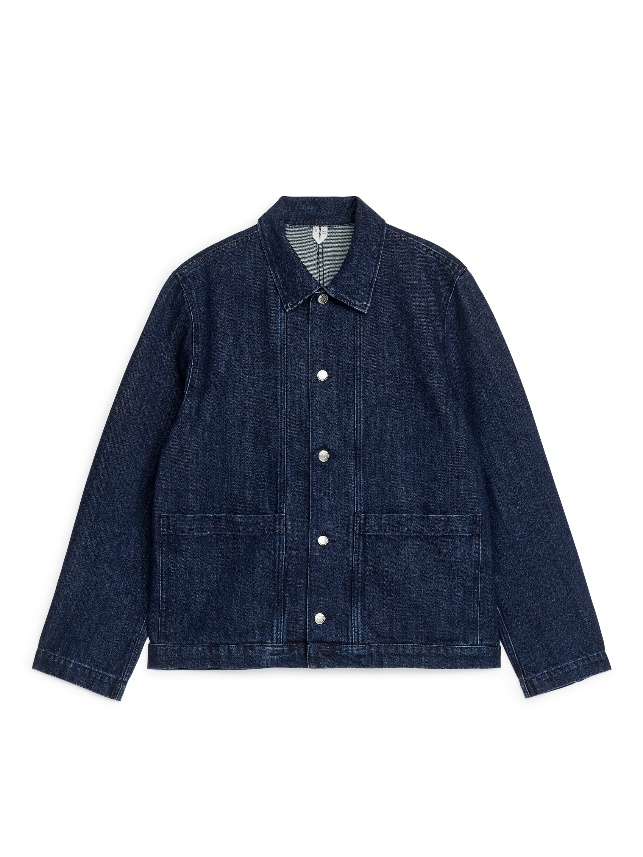 Visa större bild: Overshirt i denim - Mörkblå - HERR | H&M SE 1