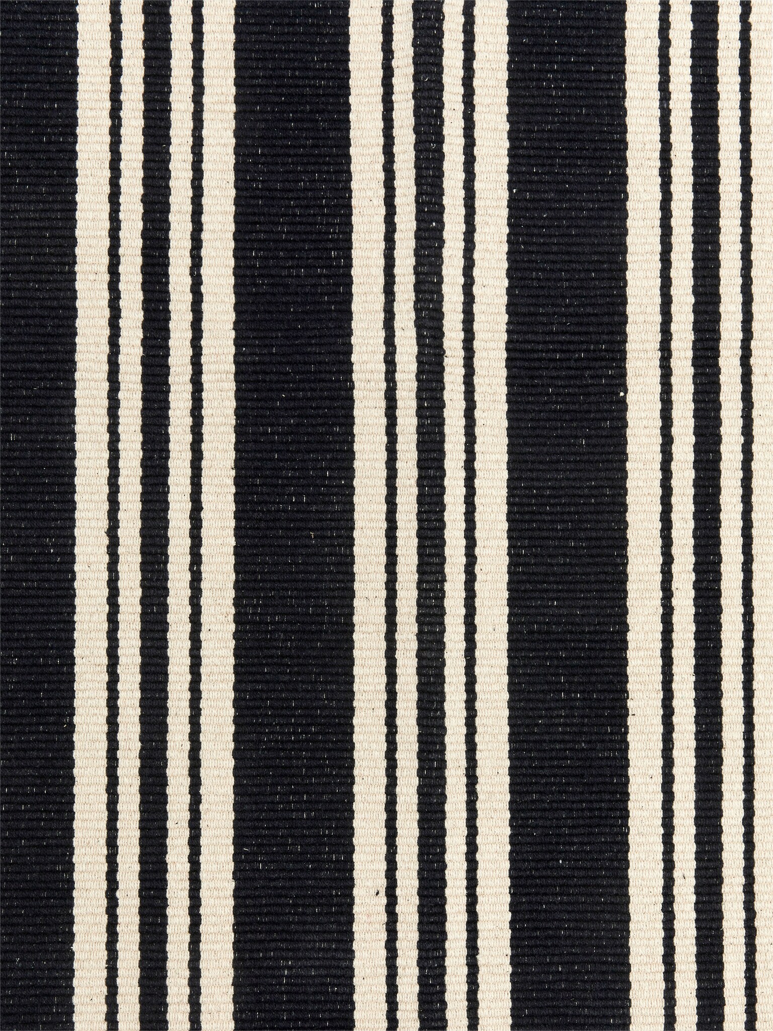 Passatoia 70 x 180 cm - Nero/Bianco sporco - 2