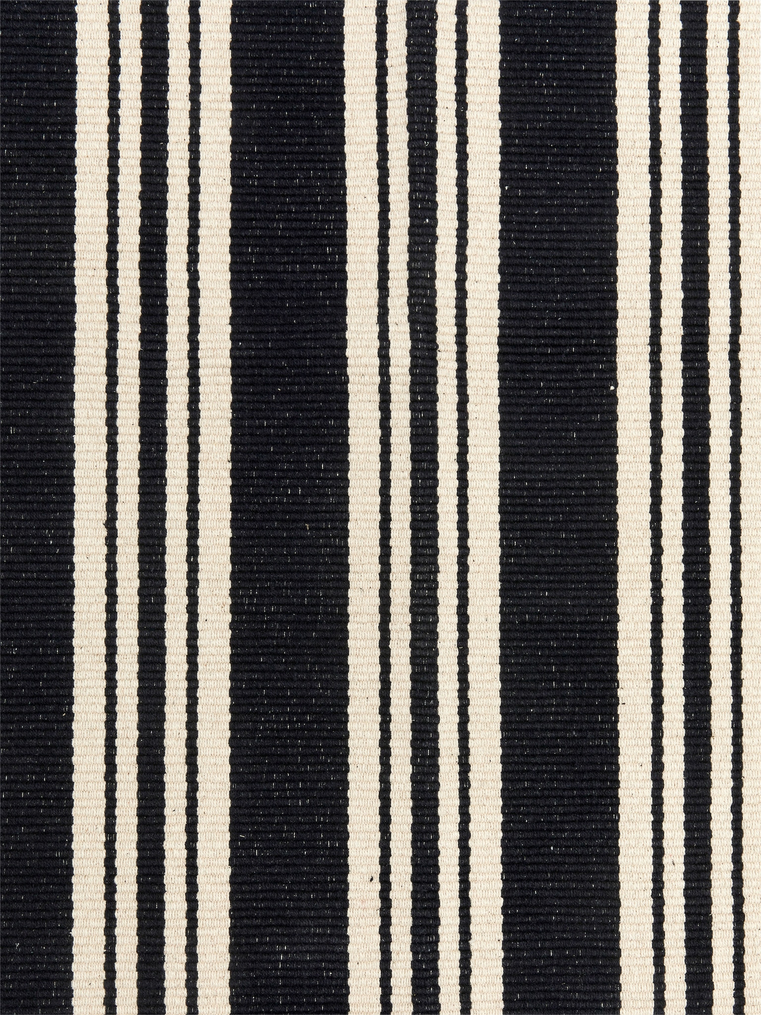 Hallway Rug 70x180 cm - Black/Off White - 2