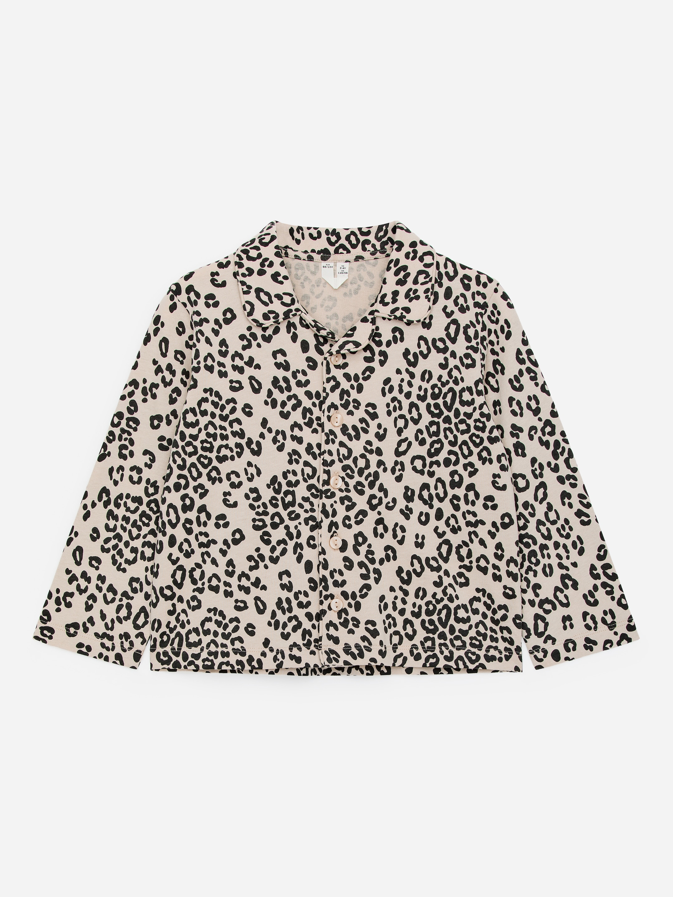 Grösseres Bild ansehen: Pyjama aus Baumwolle - Beige/Schwarz - KINDER | H&M CH 1