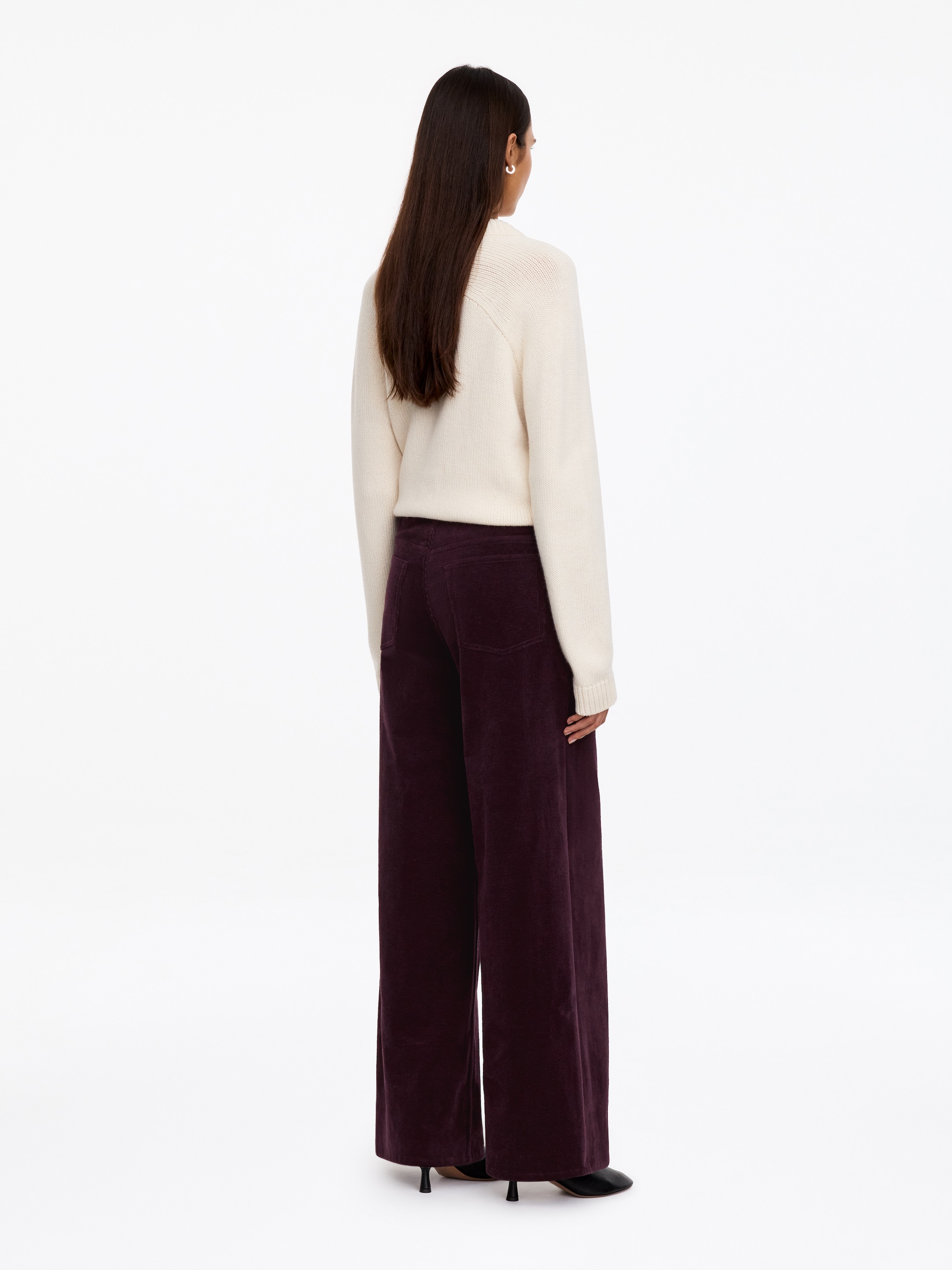 Cordhose - Burgunderrot - Regular Fit - women - StillMedia/Lookbook - 3