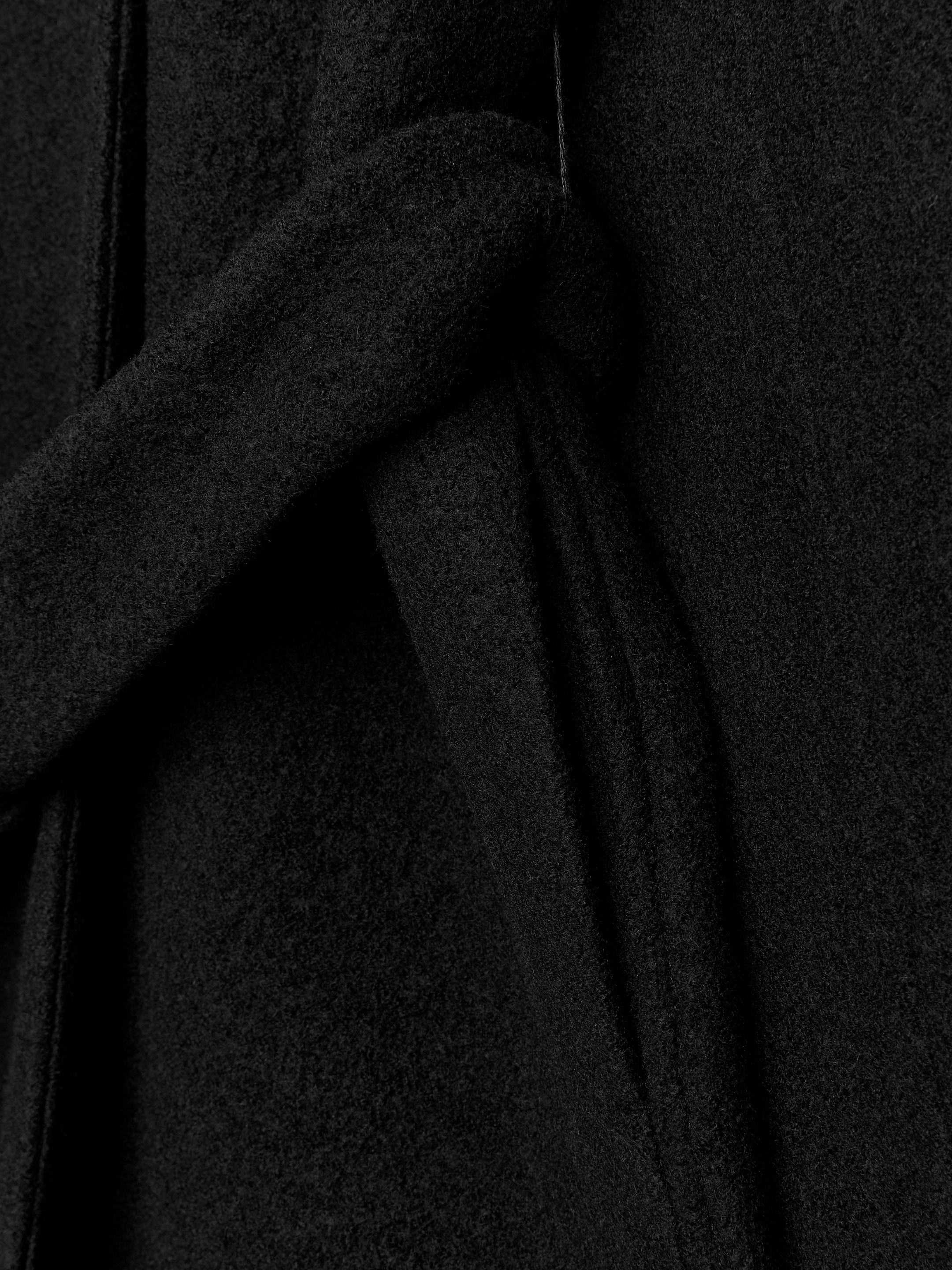 View larger image: Bouclé Wool Coat - Black - Ladies | H&M GB 2