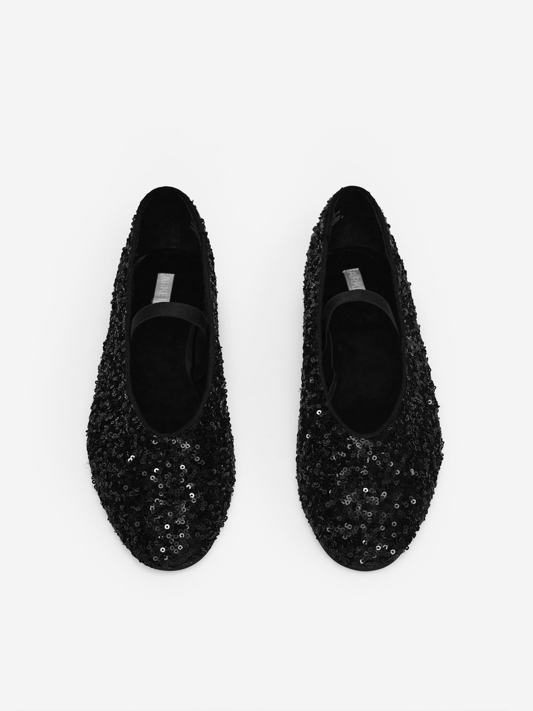 Sequin Mary Jane Flats - Black - Women - StillMedia/DescriptiveStillLife - 1