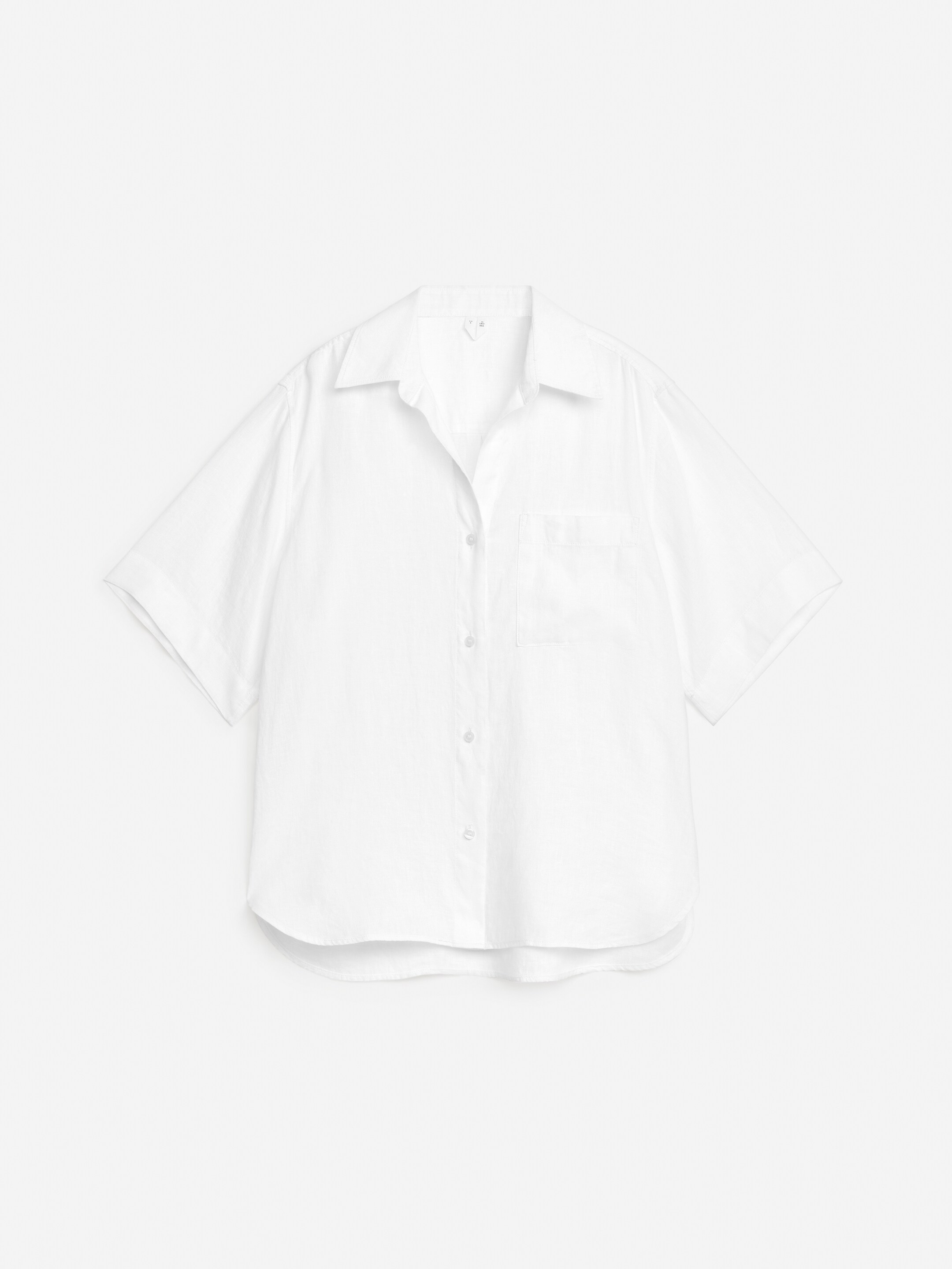 Se større billede: Resortskjorte i hør - Hvid - DAME | H&M DK 1