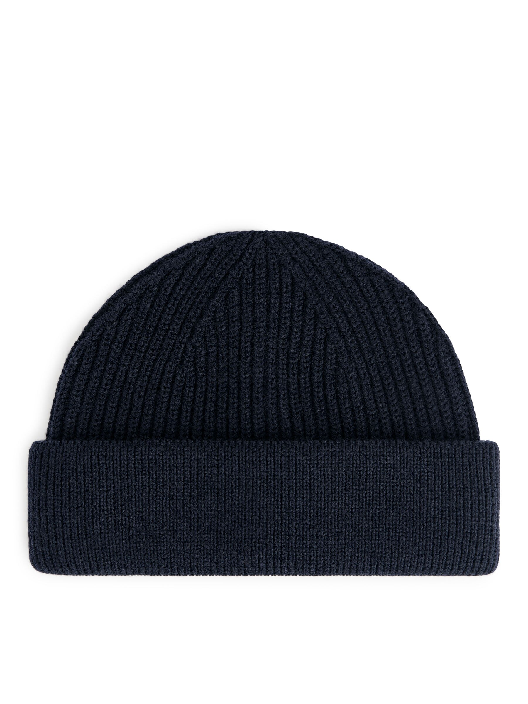Gerippte Beanie aus Wollmischung - Dunkelblau - Herren - StillMedia/DescriptiveStillLife - 1