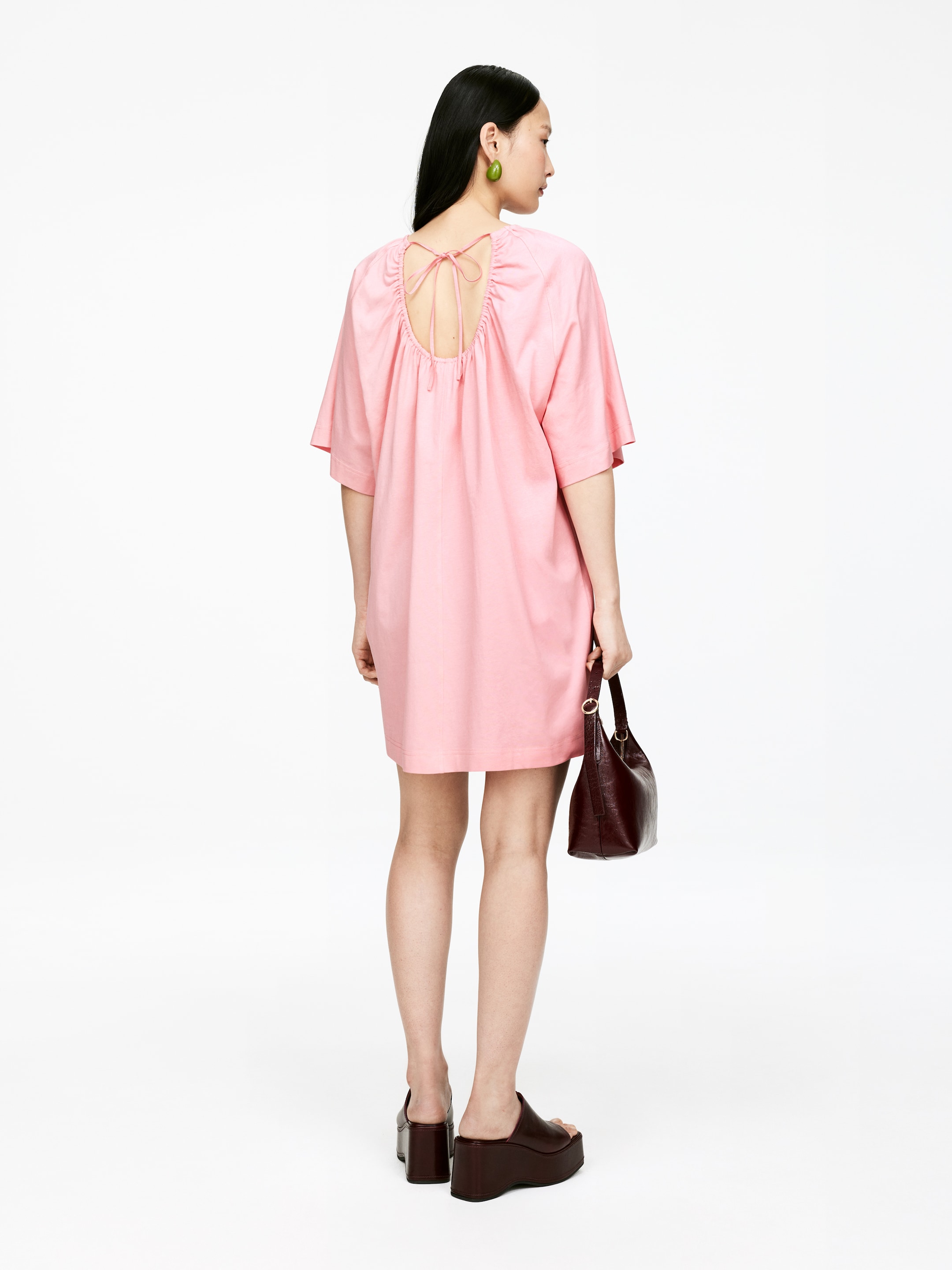 Agrandir l'image: Robe à dos ouvert - Rose - FEMME | H&M FR 2