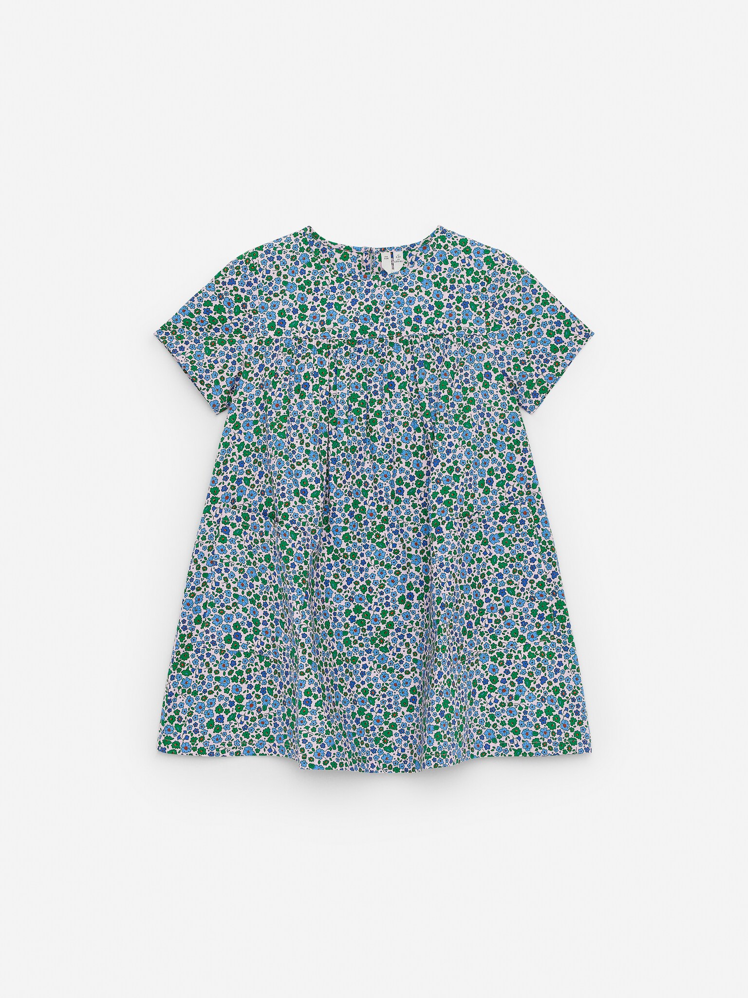 Robe en coton - Rose/Fleurs/Rose/Rouge/Mauve/Blanc
