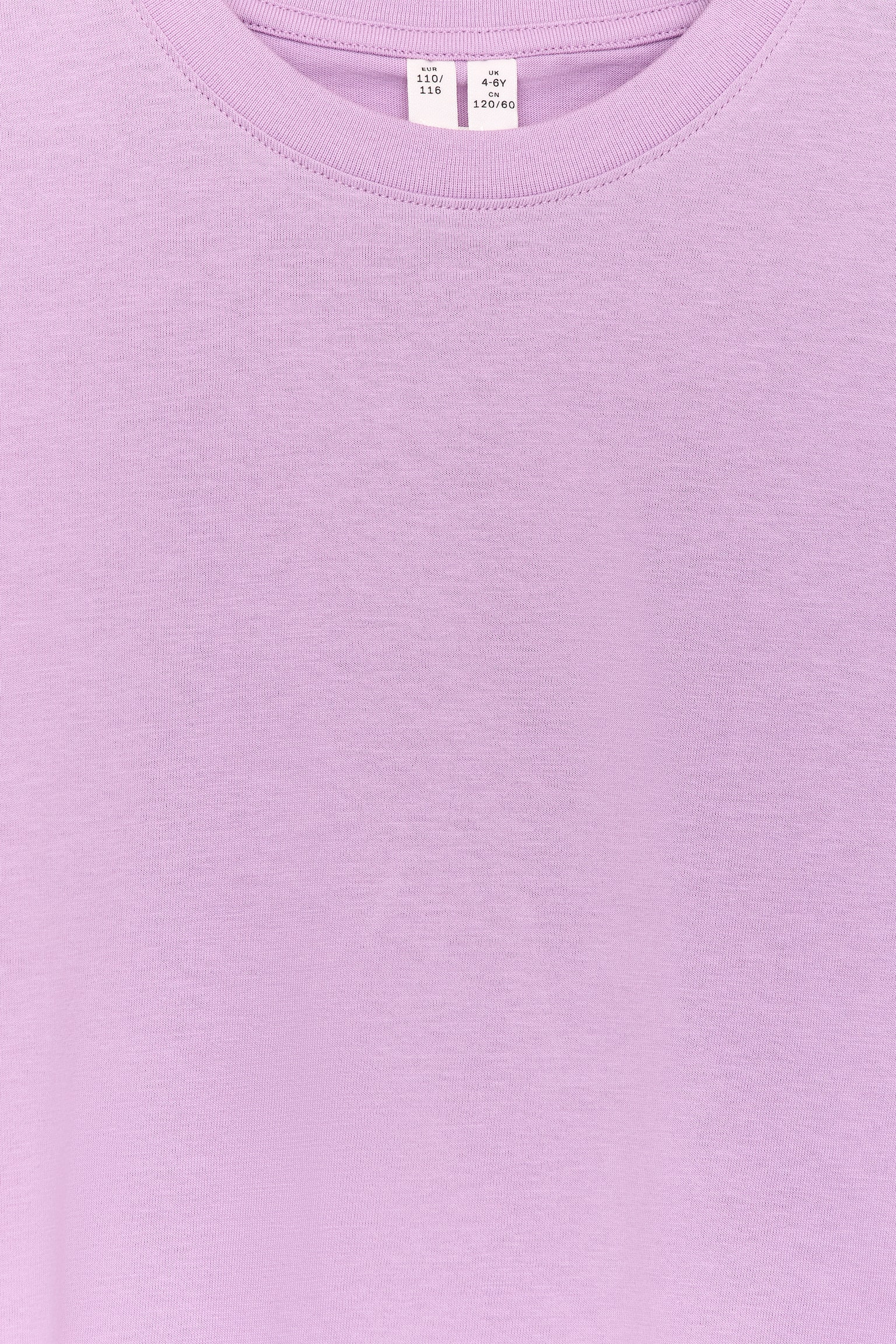 T-shirt col rond - Mauve/Bleu foncé/Gris chiné/Blanc - 2