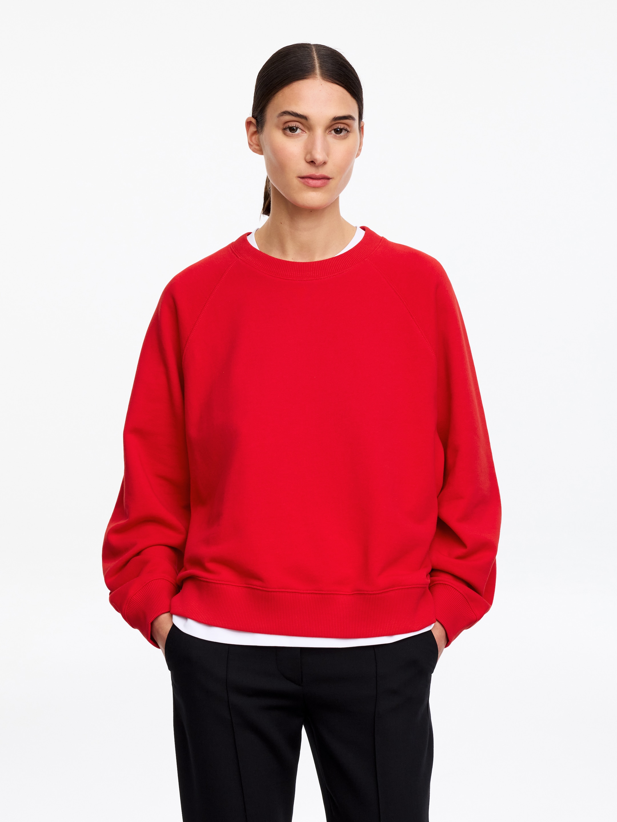 Terry Sweatshirt-Red-18982