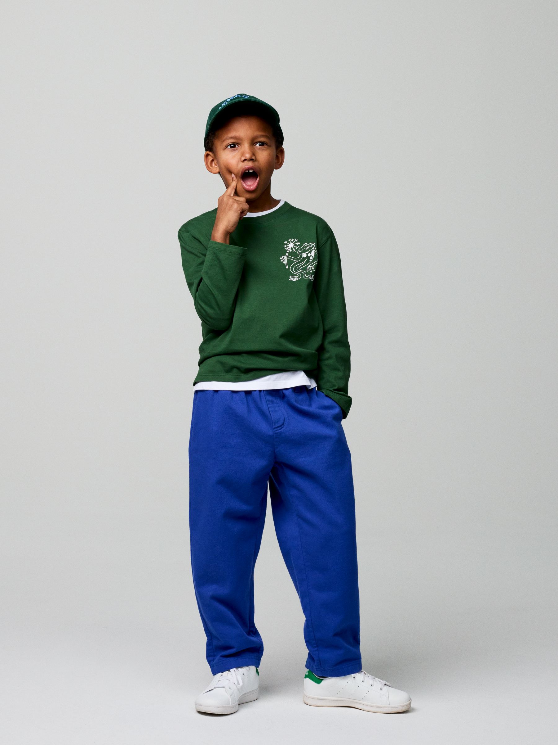 Pantalon chino fuselé - Bleu vif - Regular fit - Enfant - StillMedia/Environmental - 1