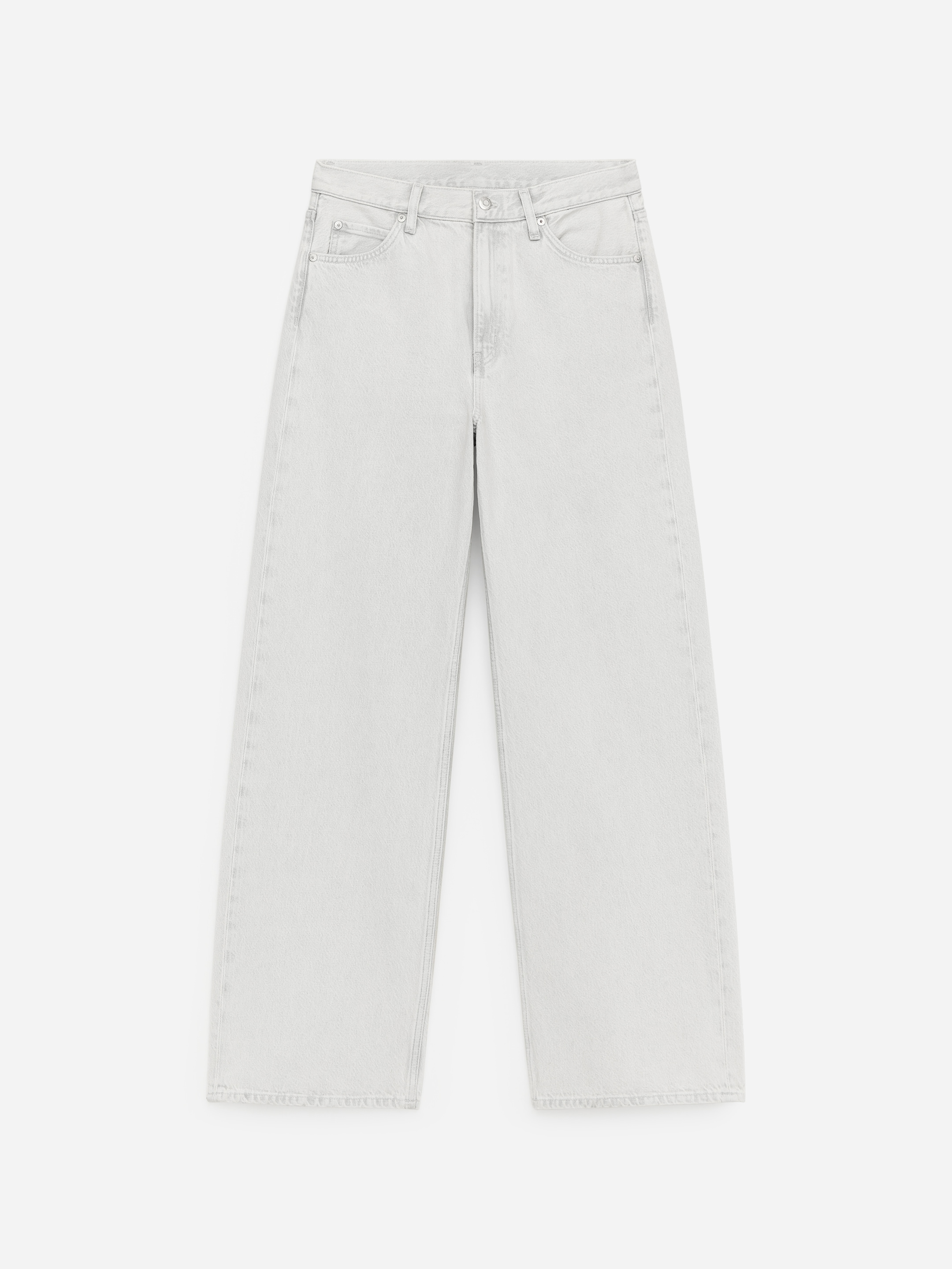 Vezi imaginea mai mare: Blugi evazați LUPINE - Alb Off White - FEMEI | H&M RO 1