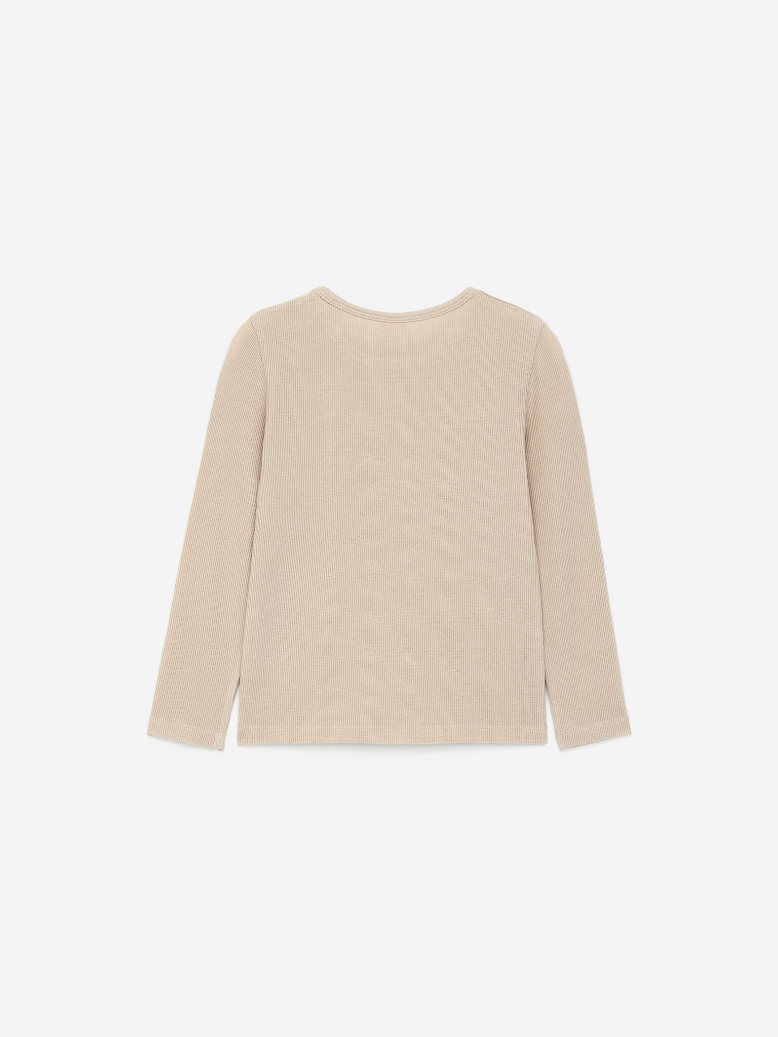 Haut côtelé - Beige/Mauve - 3