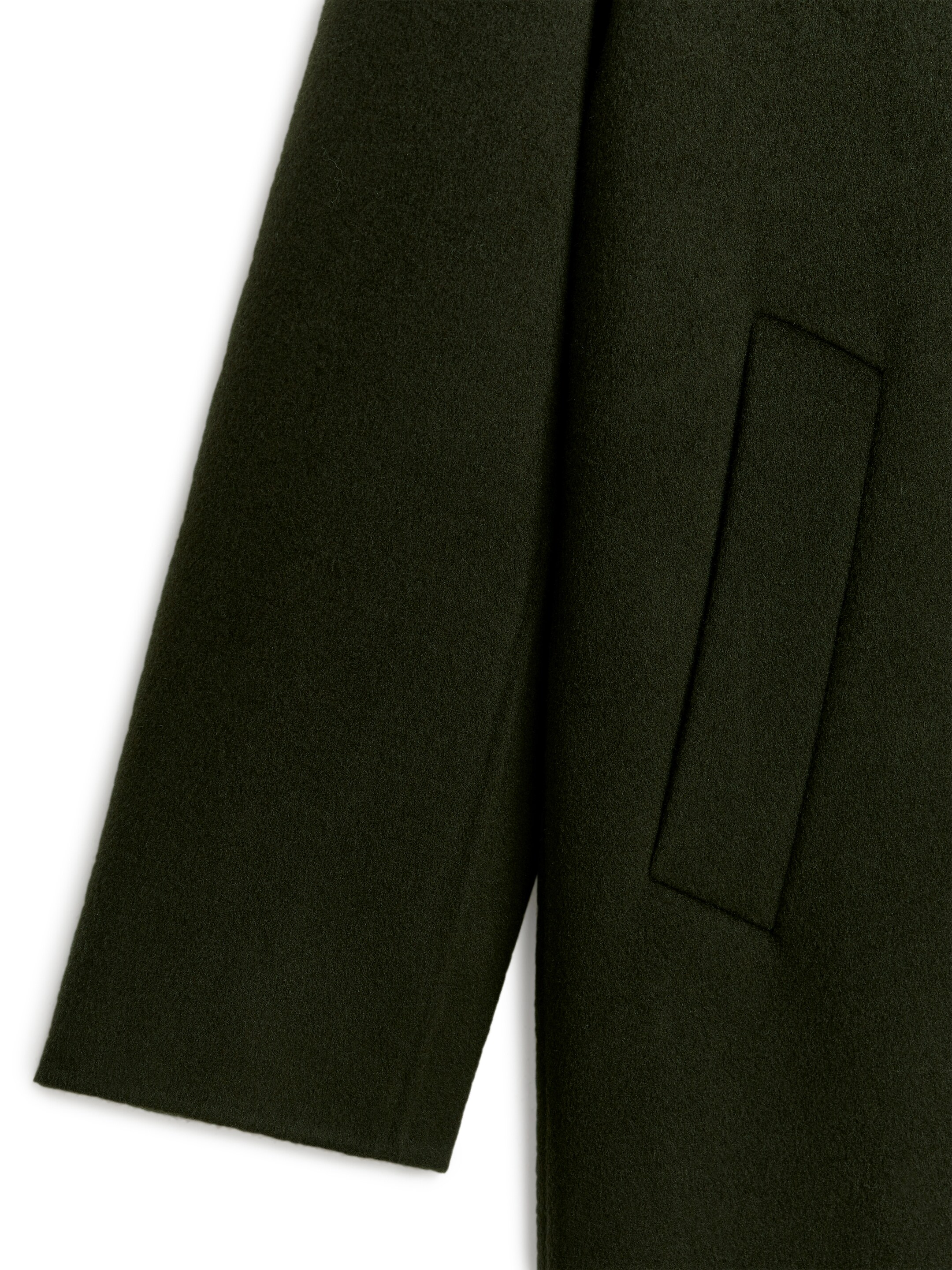 Agrandir l'image: Manteau en laine mélangée double face - Vert foncé - HOMME | H&M CH 3
