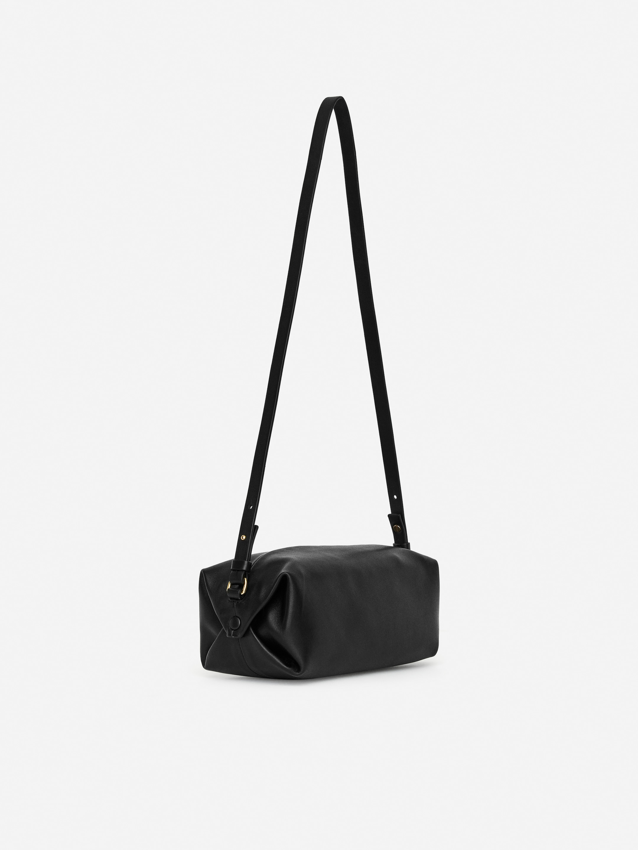 Grösseres Bild ansehen: Umhängetasche aus Leder - Schwarz - DAMEN | H&M CH 2