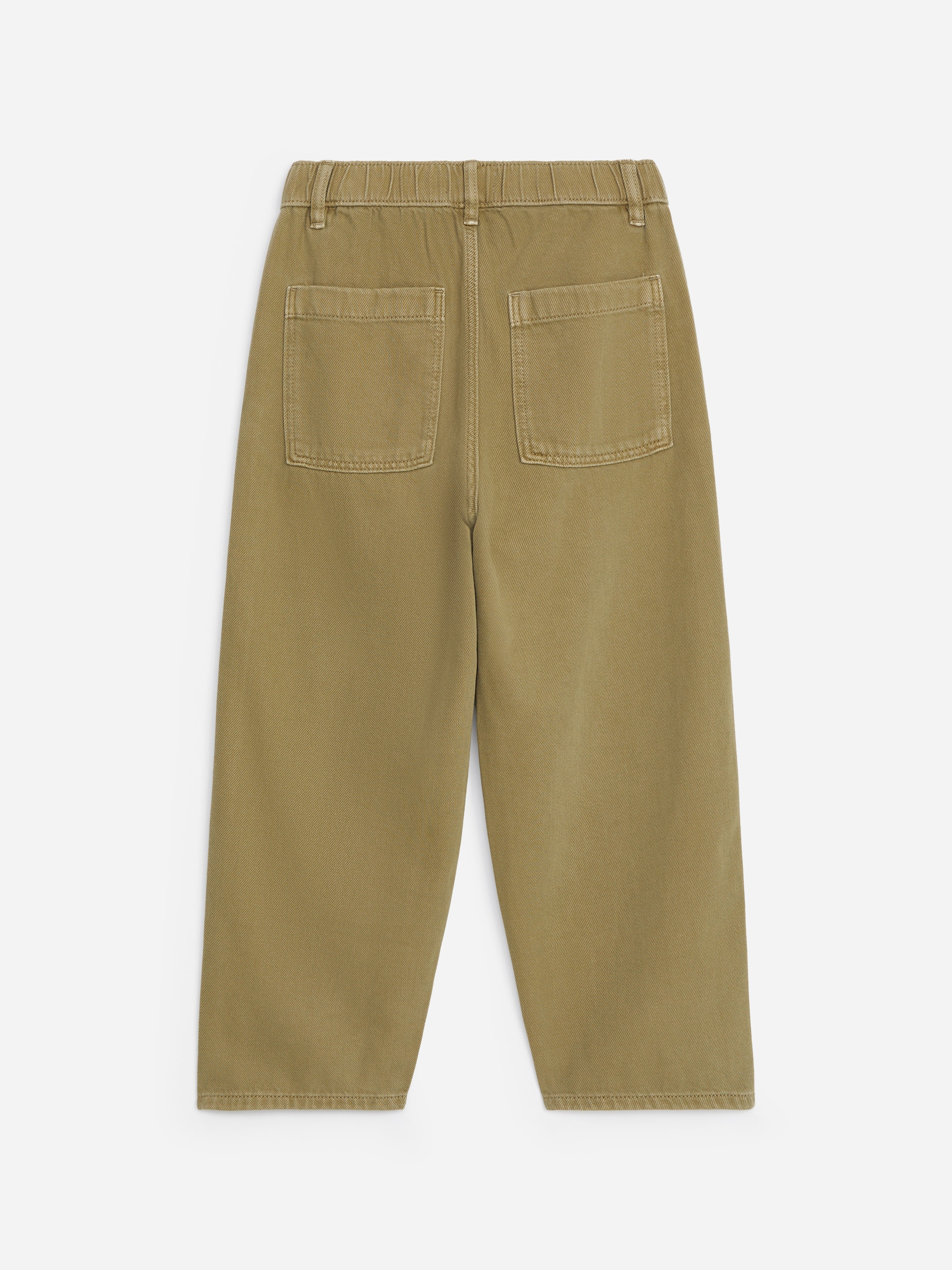 Baggy Hickory Striped Jeans - Khaki Green - Relaxed fit - children - StillMedia/DescriptiveStillLife - 3