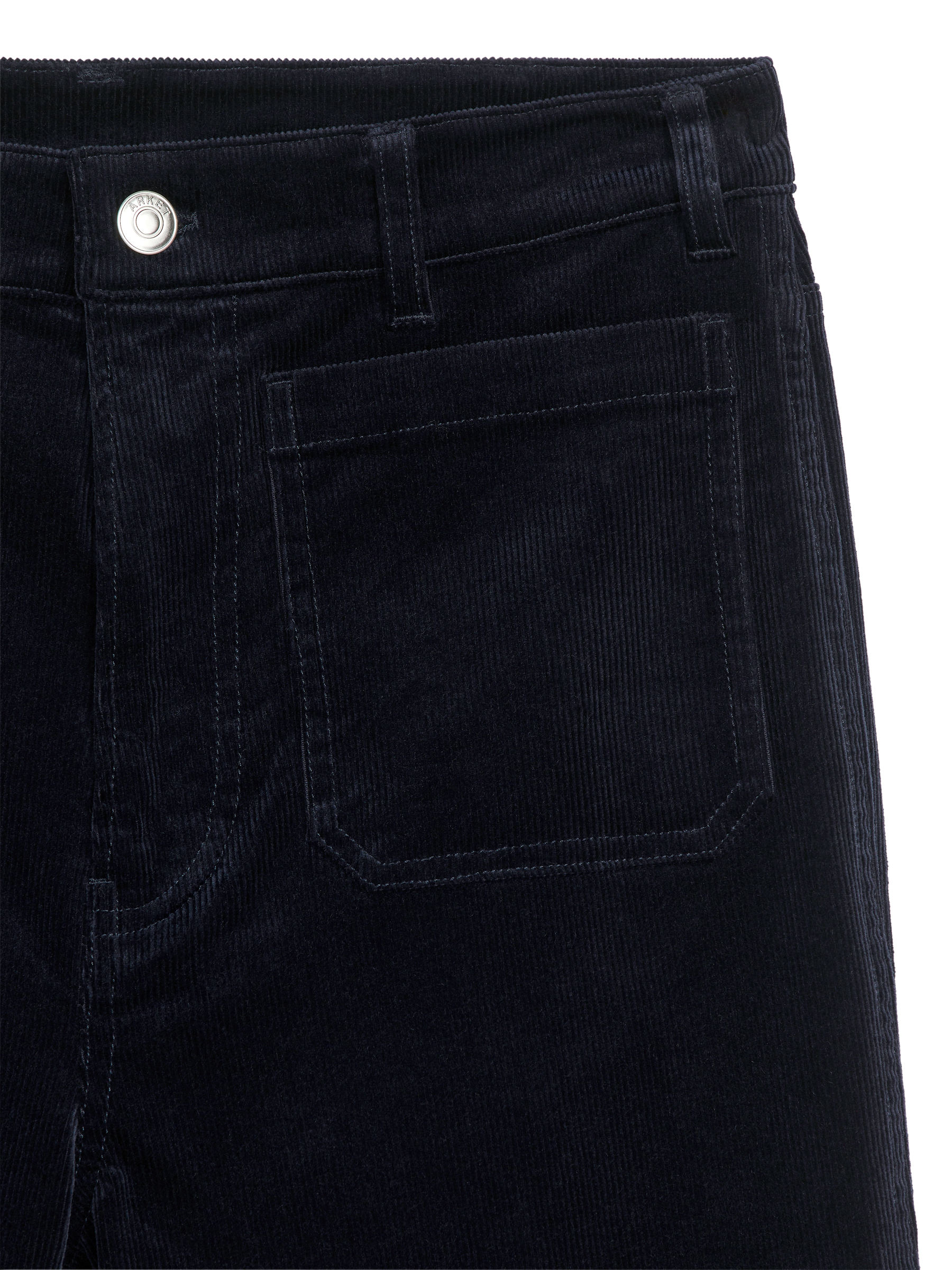 LUPINE Flared Corduroy Jeans - Dark Blue - Slim fit - Women - StillMedia/DescriptiveDetail - 2