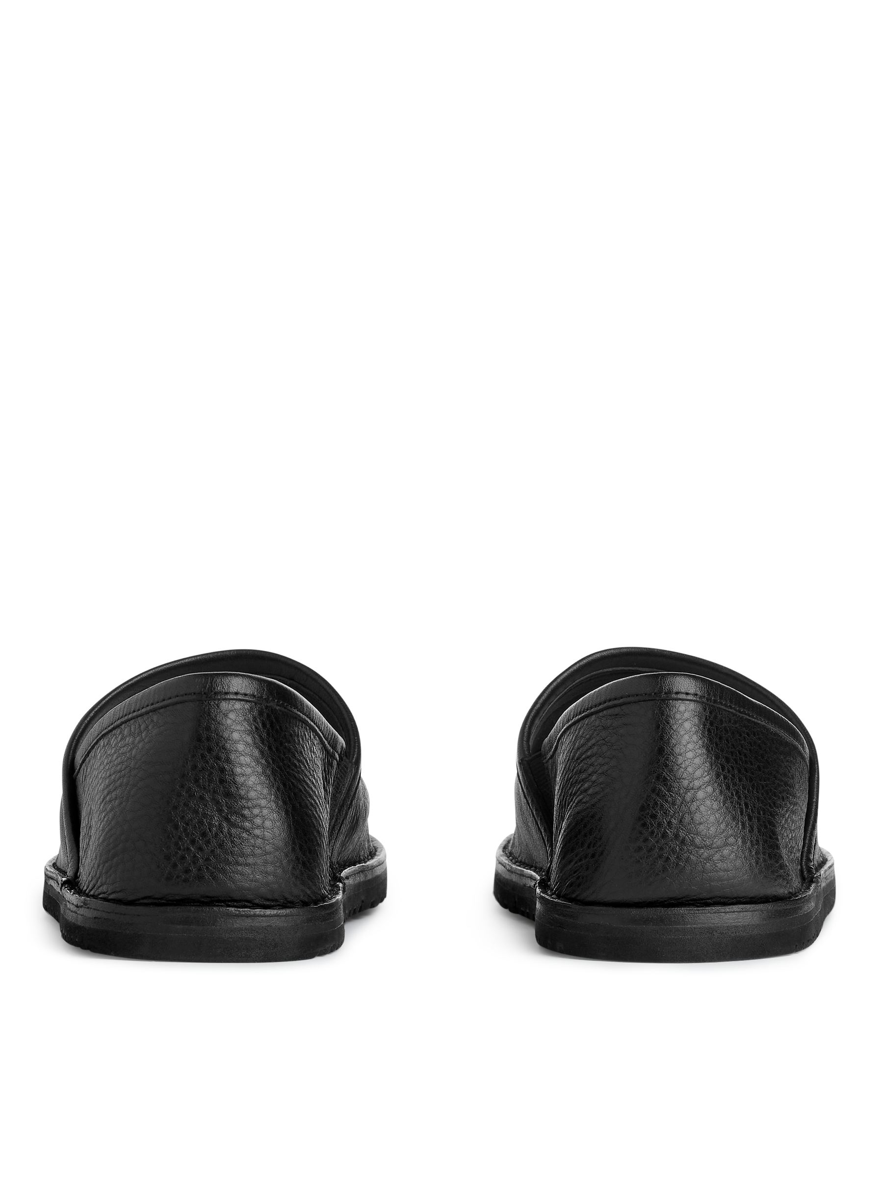 Slipper aus Leder - Schwarz - Herren - StillMedia/DescriptiveStillLife - 6