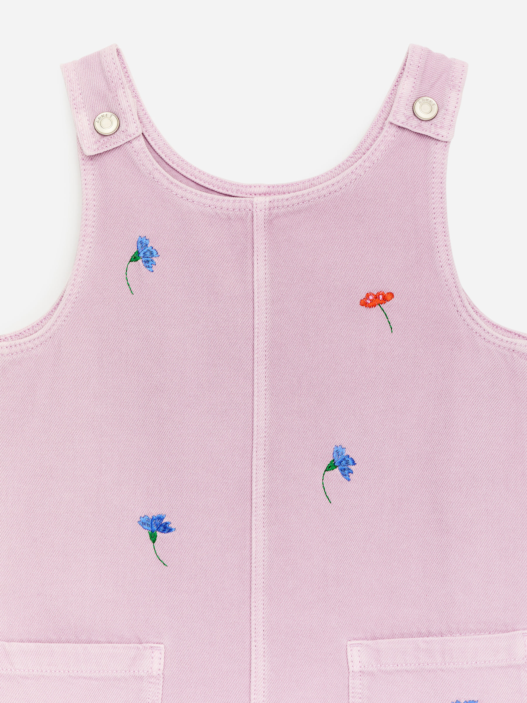 Vestido denim bordado - Lila - Corte estándar - Children - StillMedia/DescriptiveDetail - 2