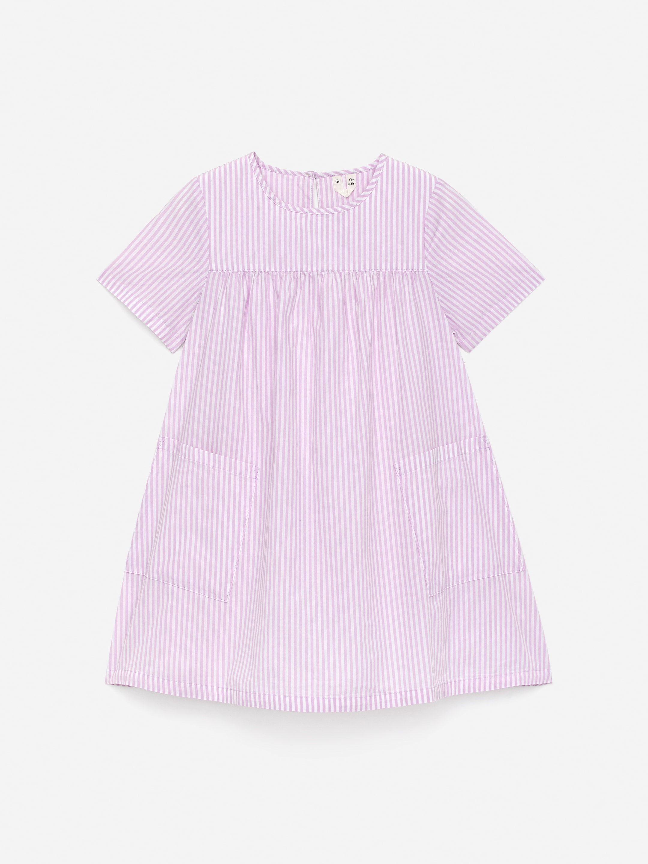 Grösseres Bild ansehen: Baumwollkleid - Flieder/weiß - KINDER | H&M CH 1