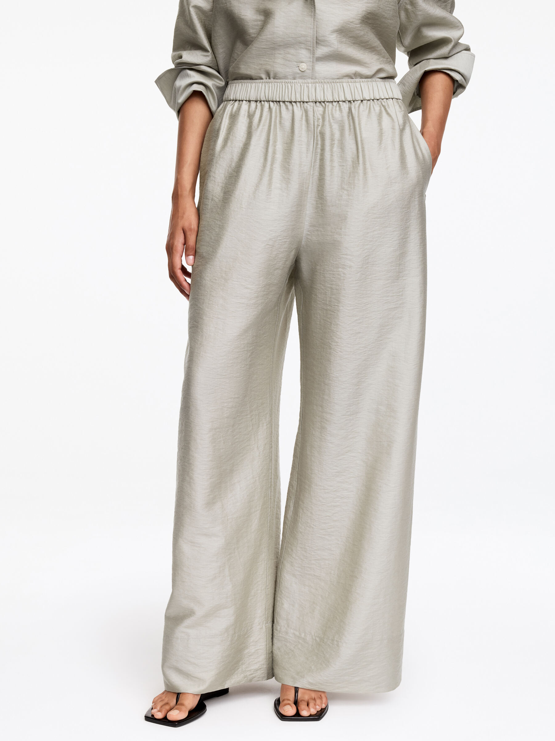 Relaxed Trousers - Light Mole - Relaxed fit - Women - StillMedia/Lookbook - 4