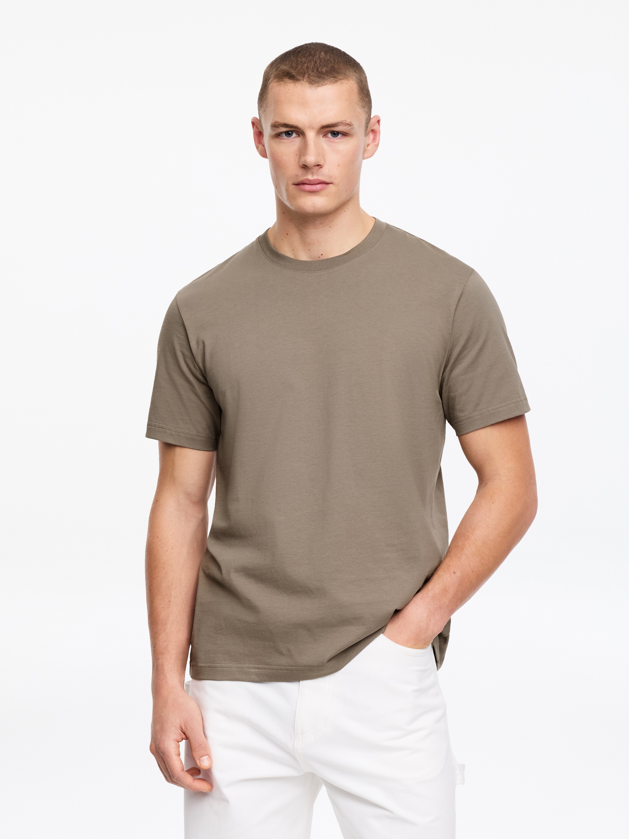170 GSM Regular T-Shirt-#7C7772-18712