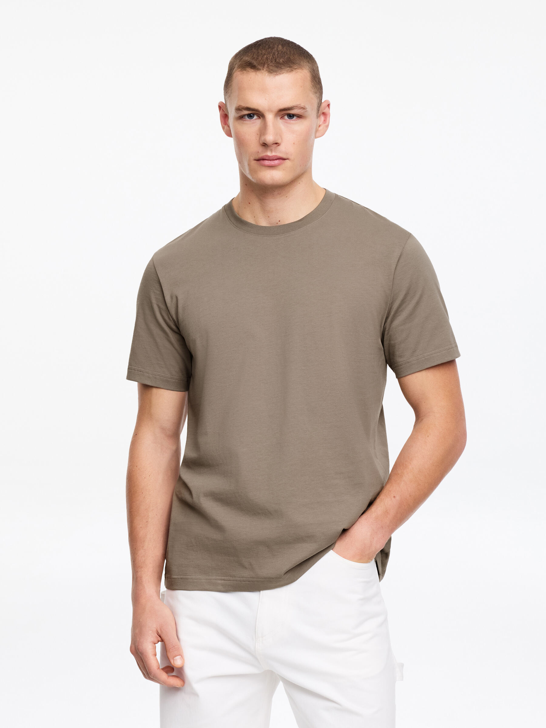 170 GSM Regular T-Shirt - Mole - Regular fit - Men - StillMedia/Lookbook - 2