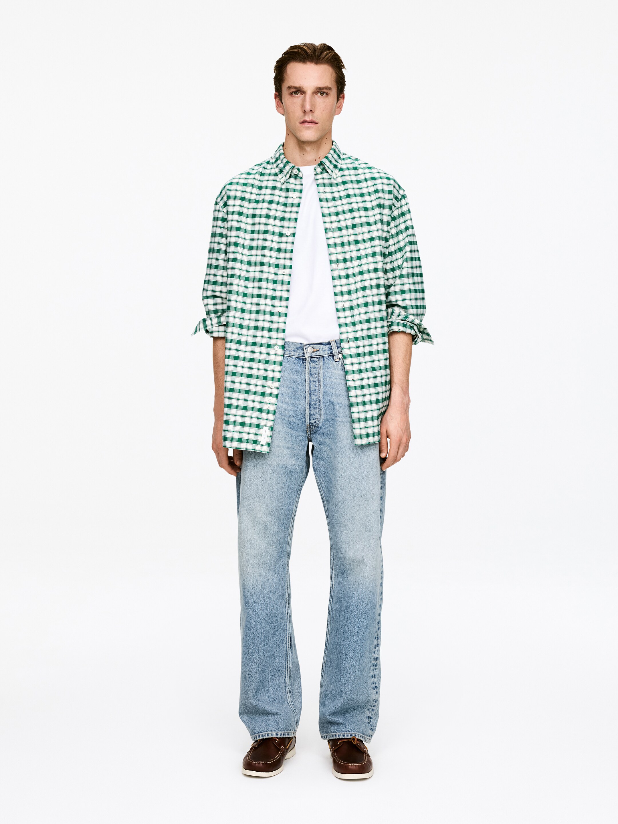 Ingrandisci l'immagine: CANYON Regular Boot Cut Jeans - Light Blue - UOMO | H&M CH 1