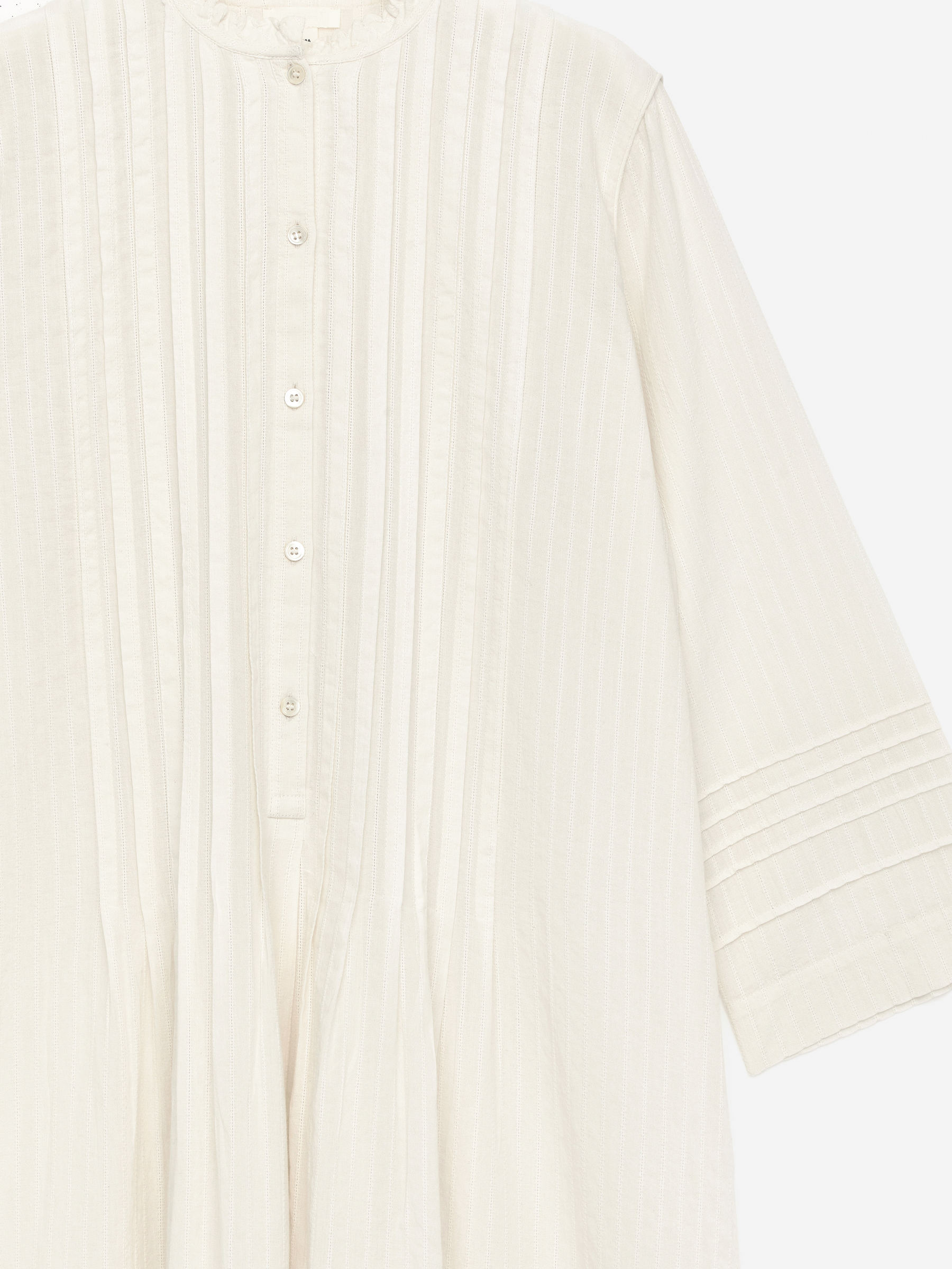 Pintuck Dress - Off White - Regular fit - Women - StillMedia/DescriptiveDetail - 2