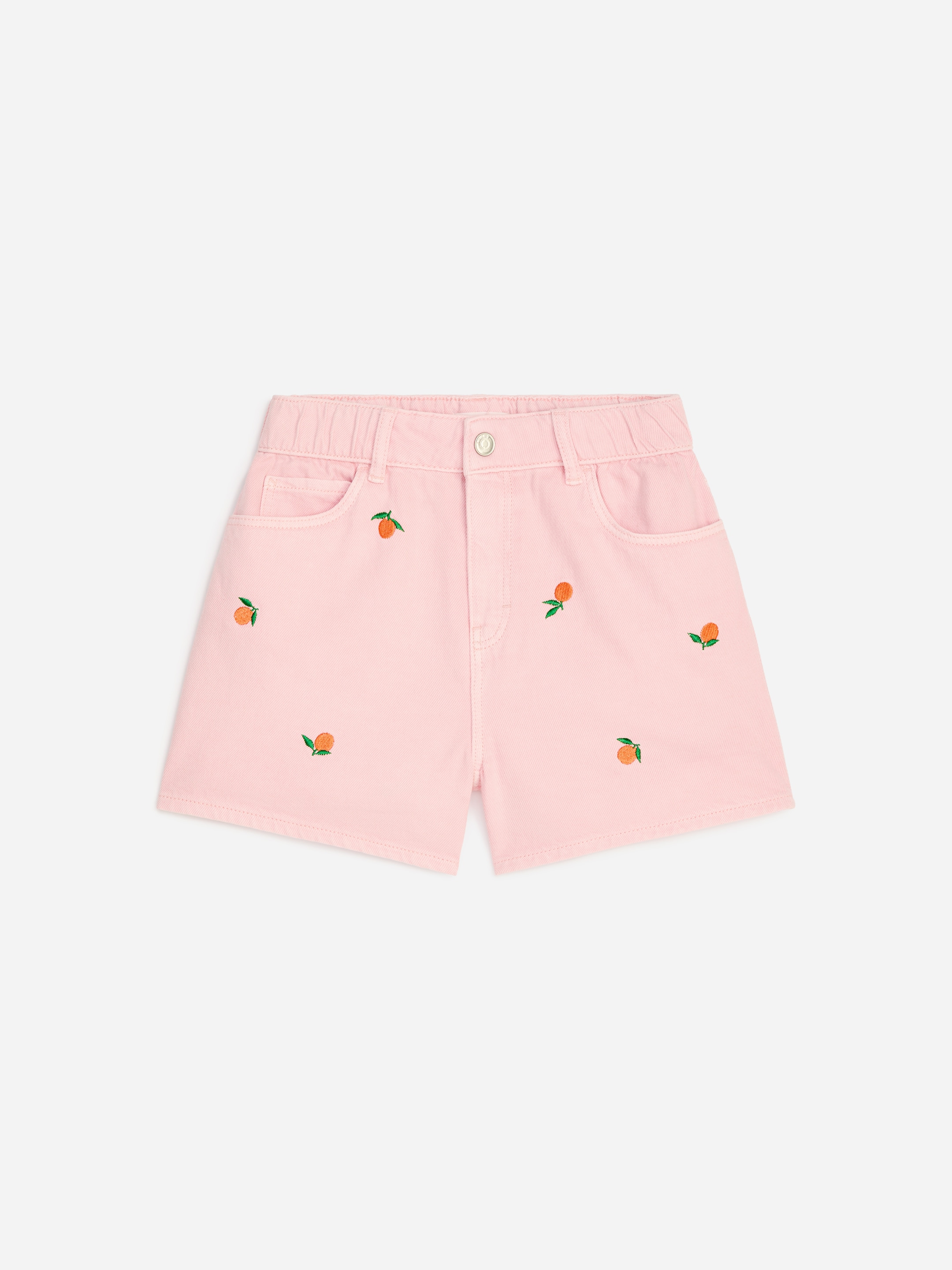 Denim Shorts-#E8C4C6-19245
