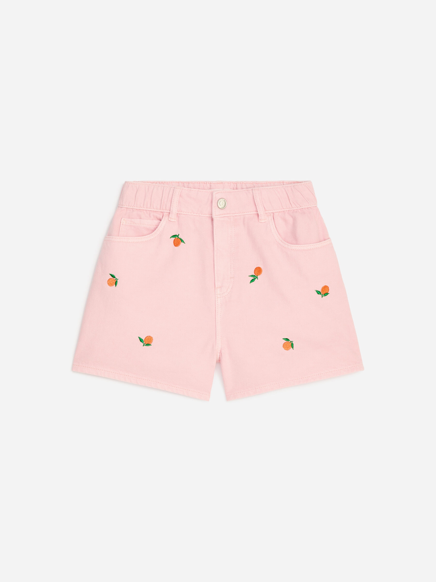 Denim Shorts-#E8C4C6-19245