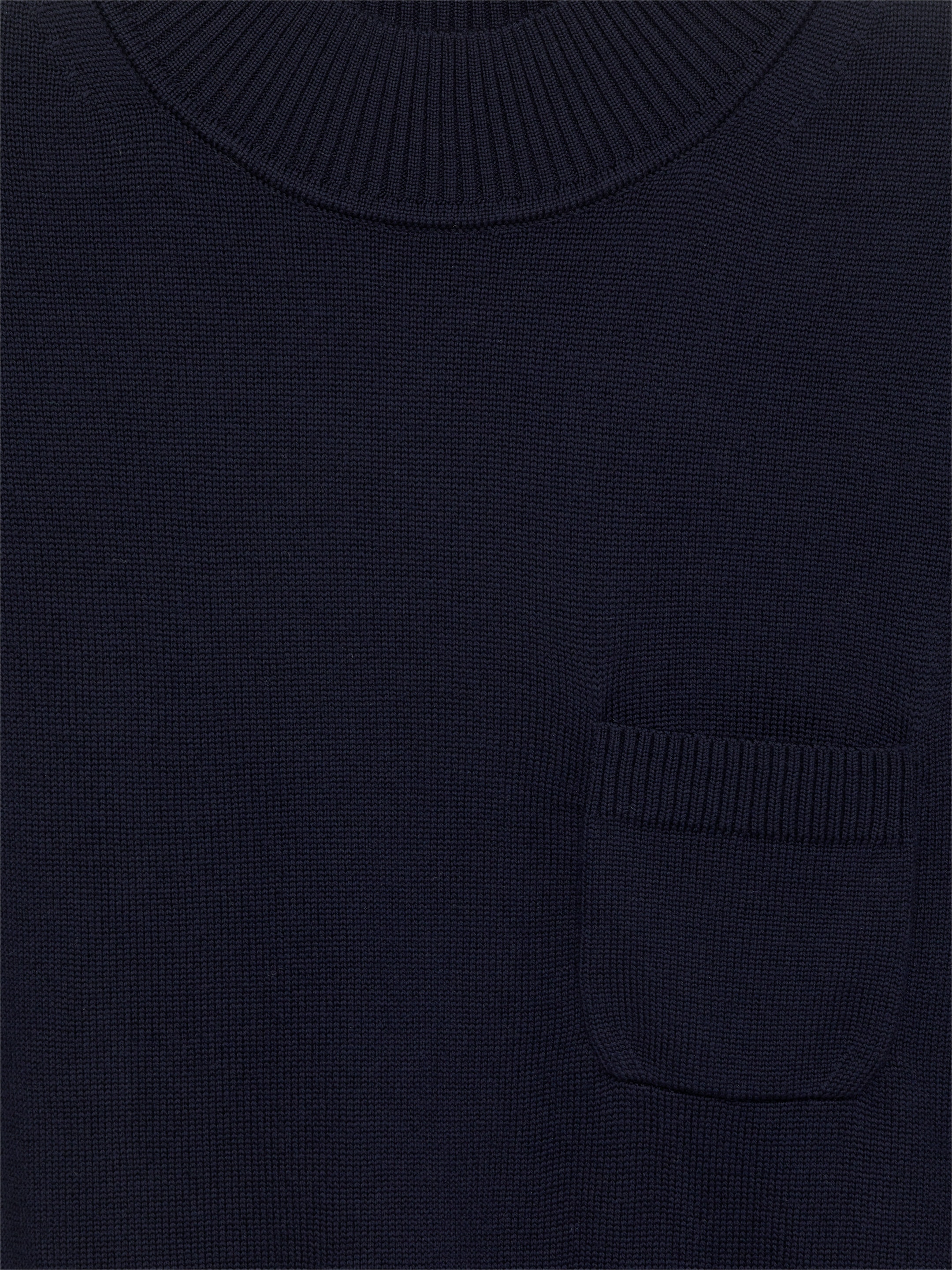 Tröja i merinoull med kort ärm - Mörkblå - Regular fit - Women - StillMedia/DescriptiveDetail - 2