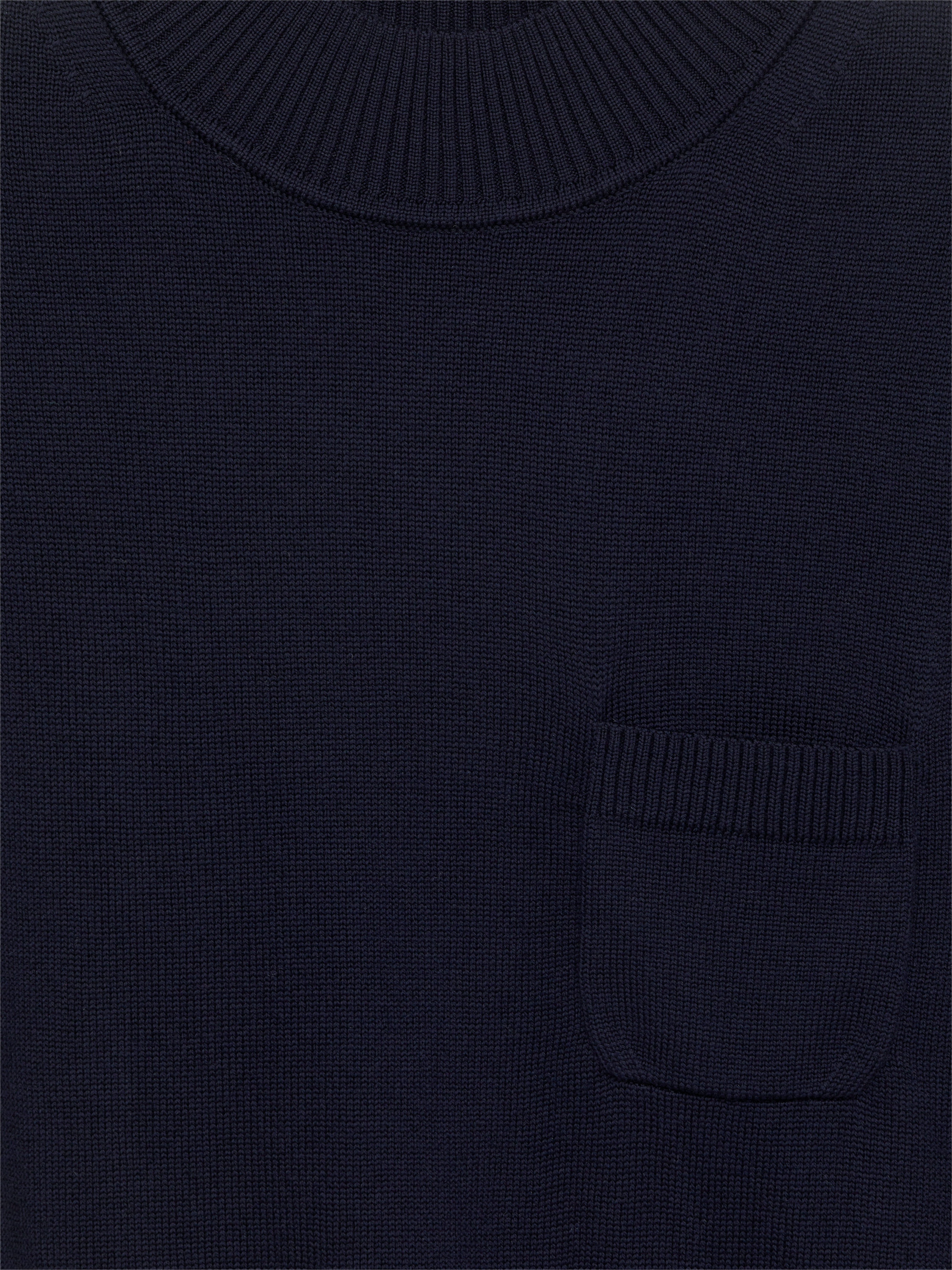 Short-Sleeve Merino Jumper - Dark Blue - Regular fit - Women - StillMedia/DescriptiveDetail - 2