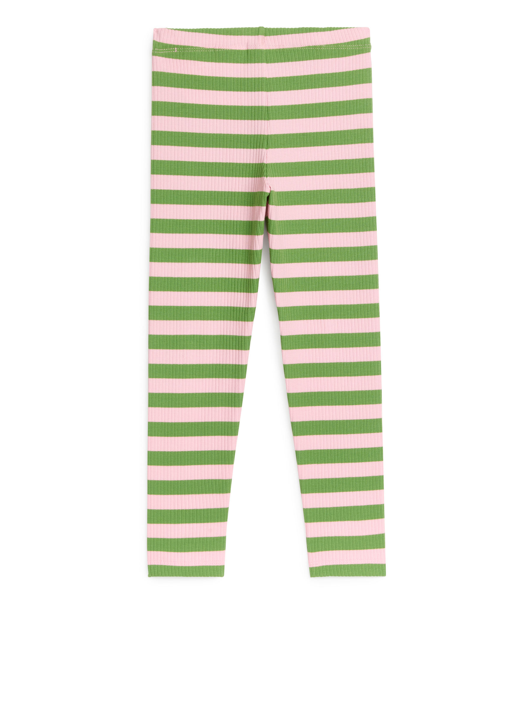 Gerippte Leggings - Grün/Rosa - Slim Fit - Kinder - StillMedia/DescriptiveStillLife - 2