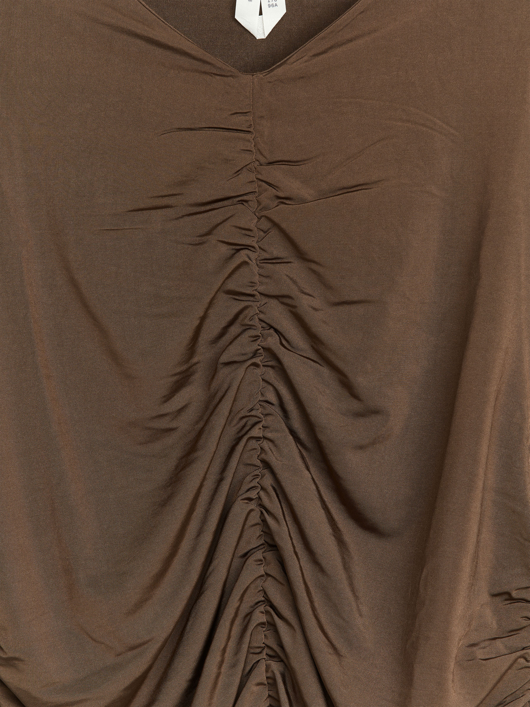 Gerafftes Oberteil - Braun - Slim Fit - Damen - StillMedia/DescriptiveDetail - 2