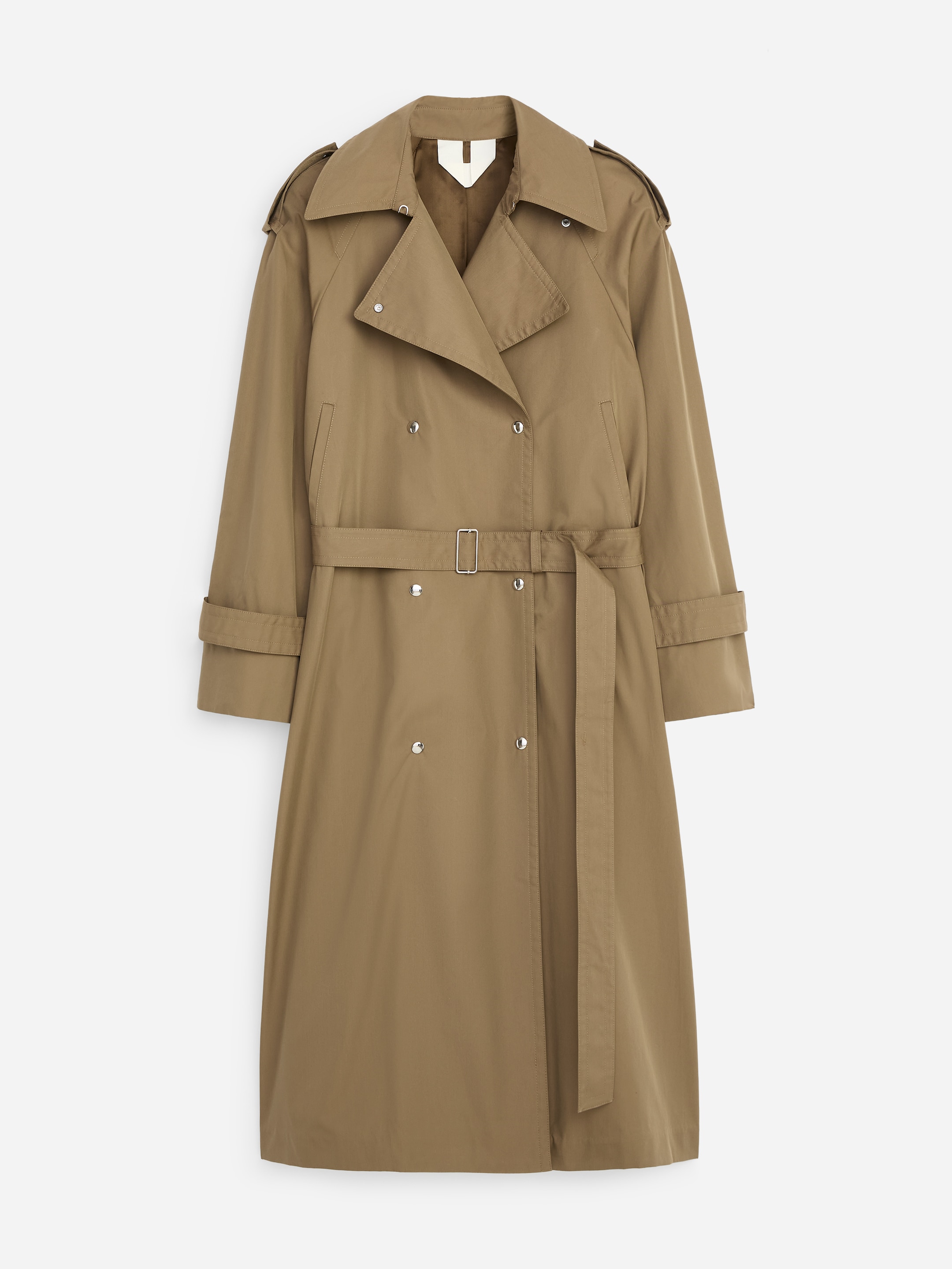 Lockerer Trenchcoat - Graubraun - Loose Fit - women - StillMedia/DescriptiveStillLife - 1