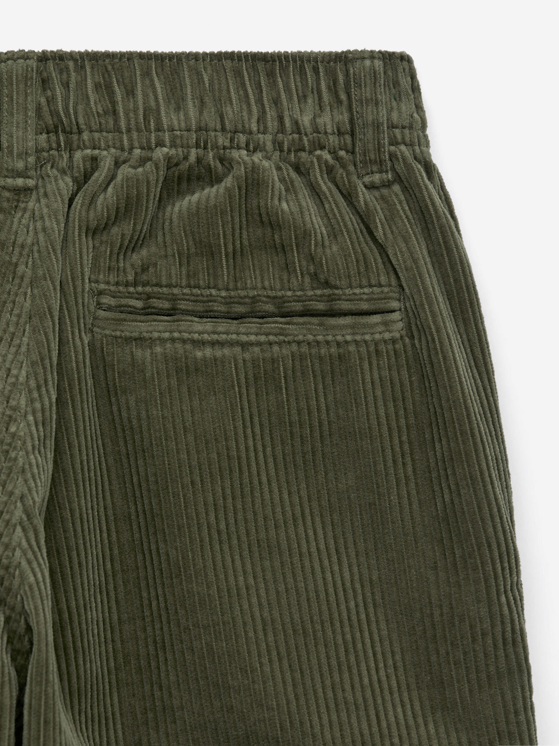 Corduroy Trousers - Khaki Green - Loose fit - Children - StillMedia/DescriptiveDetail - 1