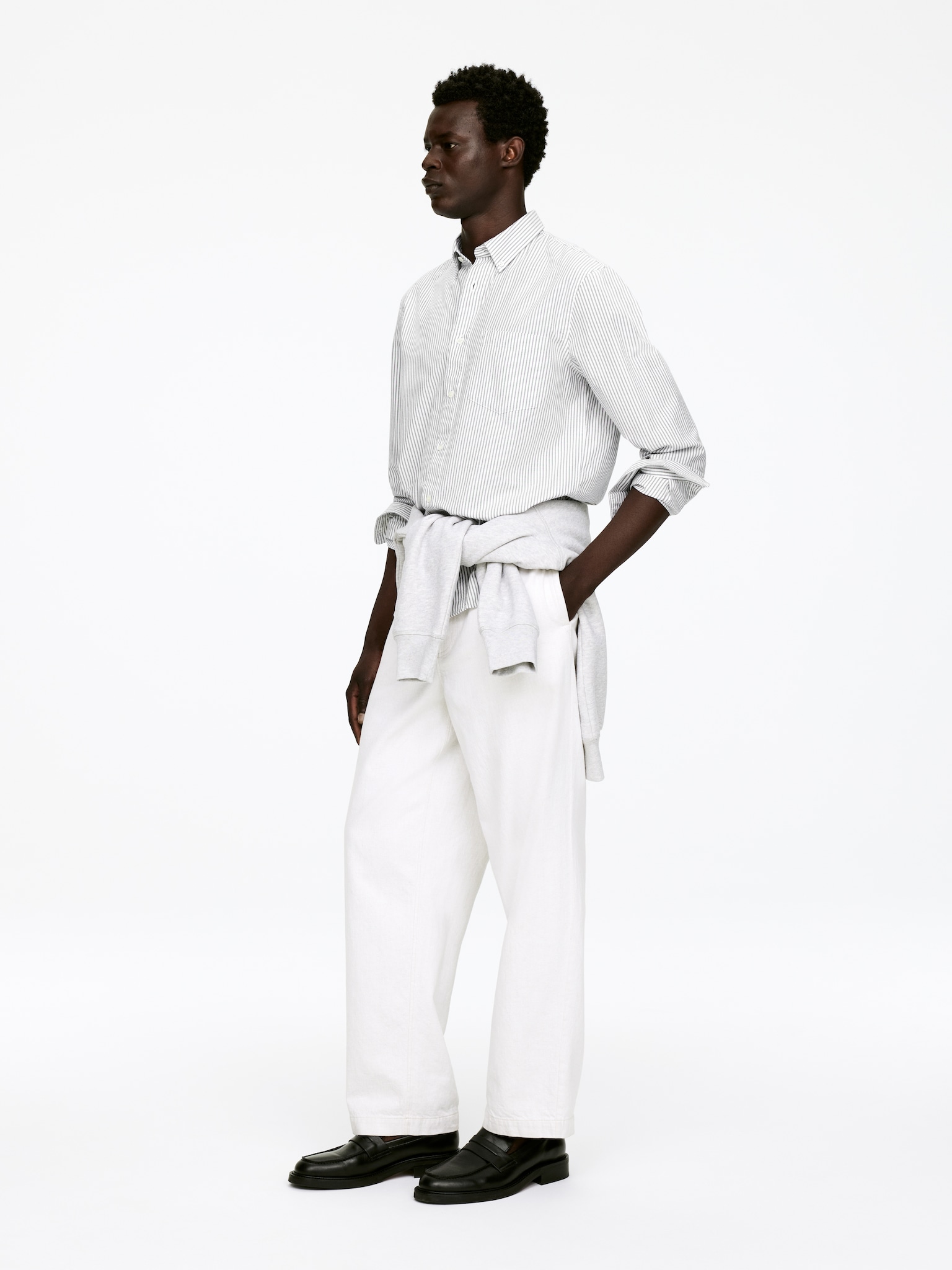 Oxford Shirt - Grey/White/Light Grey/Light Blue/Blue/Striped/White/Dark Green/Off White/Green/Dark Mole/Dark Blue - 4