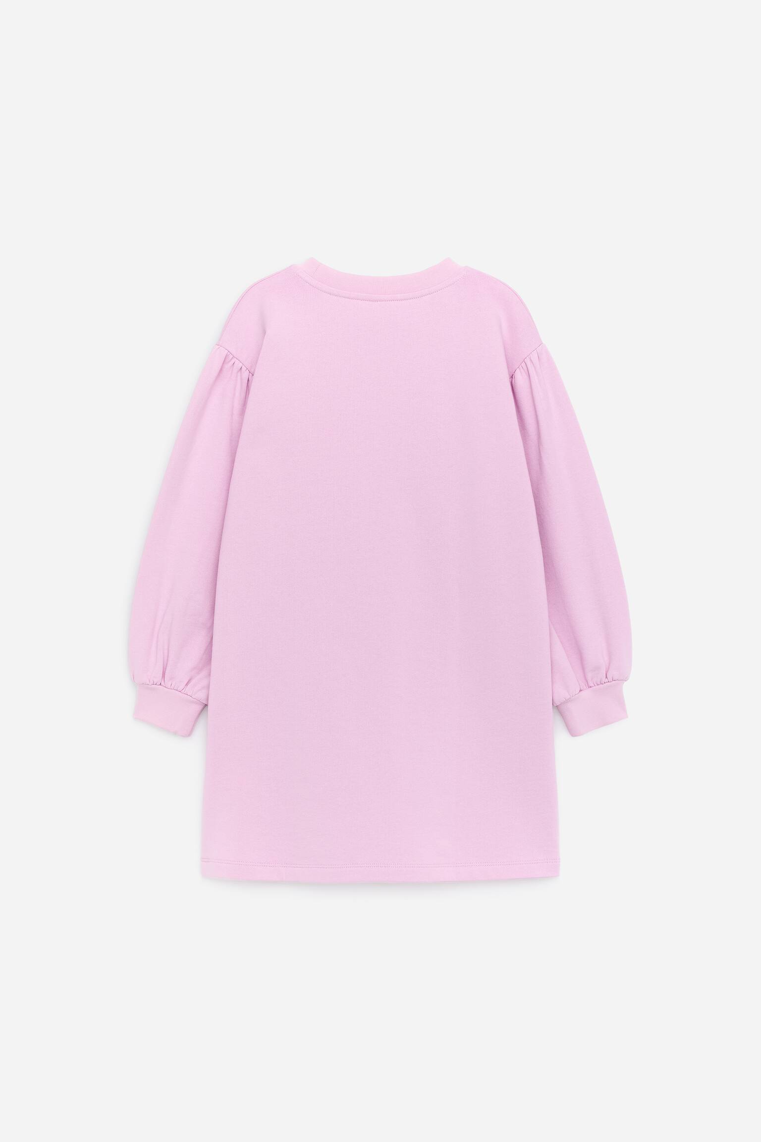 Sweatshirt-klänning - Rosa - 4