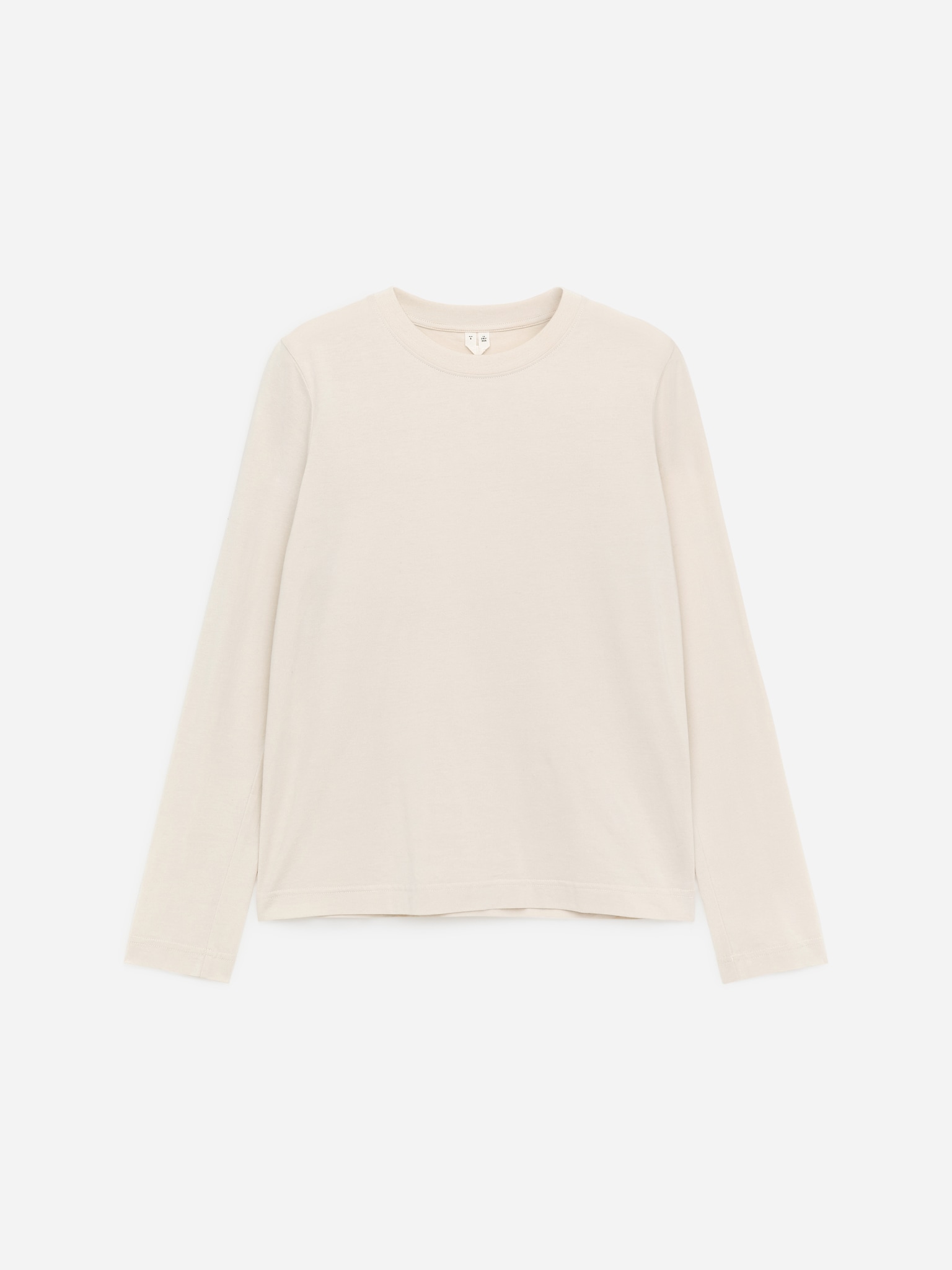 IRIS Charakteristisches Langarm-T-Shirt - Cremeweiß/Weiß/Knallblau/Weiß/Schwarz/Braun/Grau/Cremeweiß/Schwarz/Rosa/Cremeweiß/Rostrot - 2