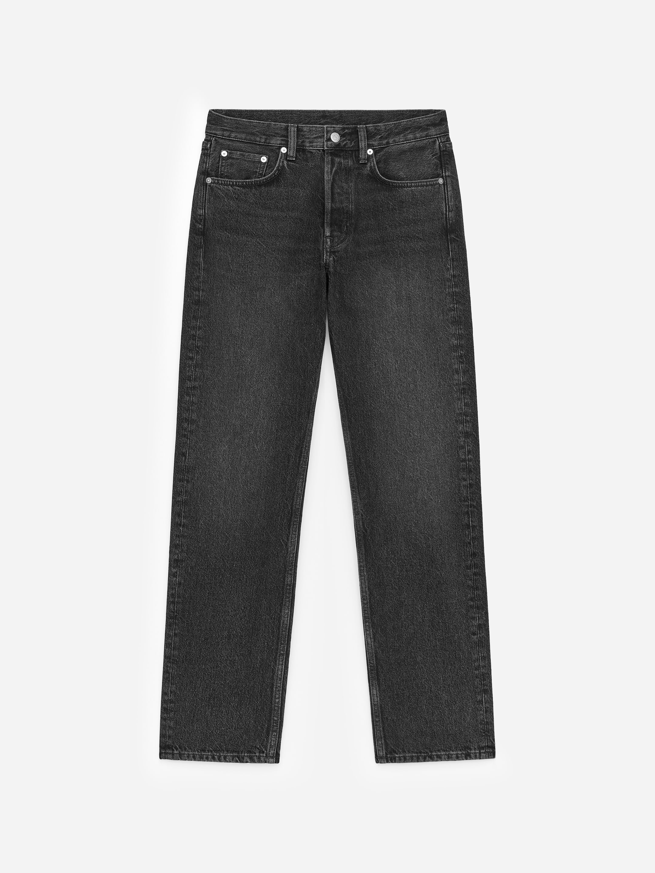 SNOW Straight Jeans-#000000-17159
