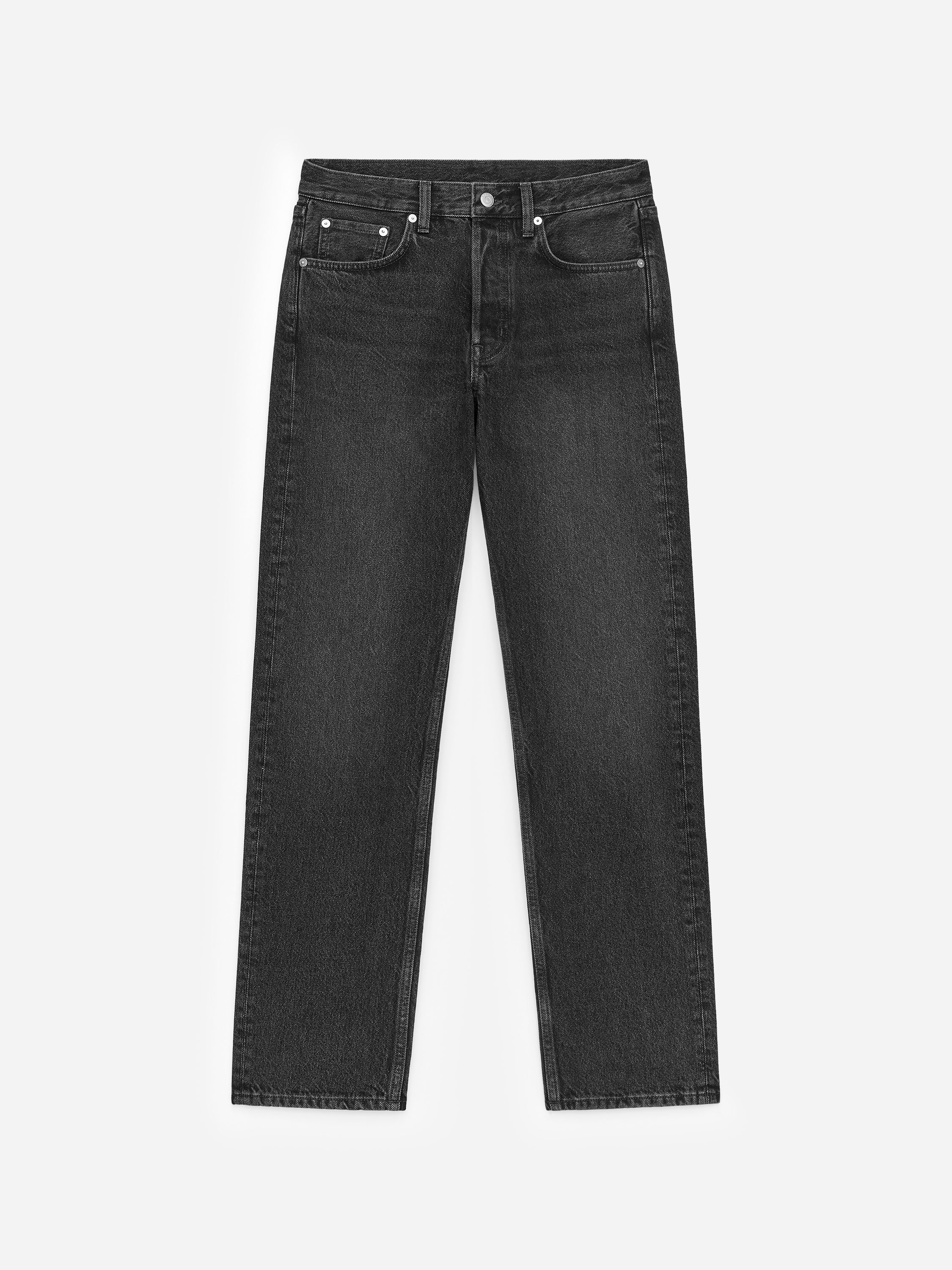 SNOW Straight Jeans-#000000-17159
