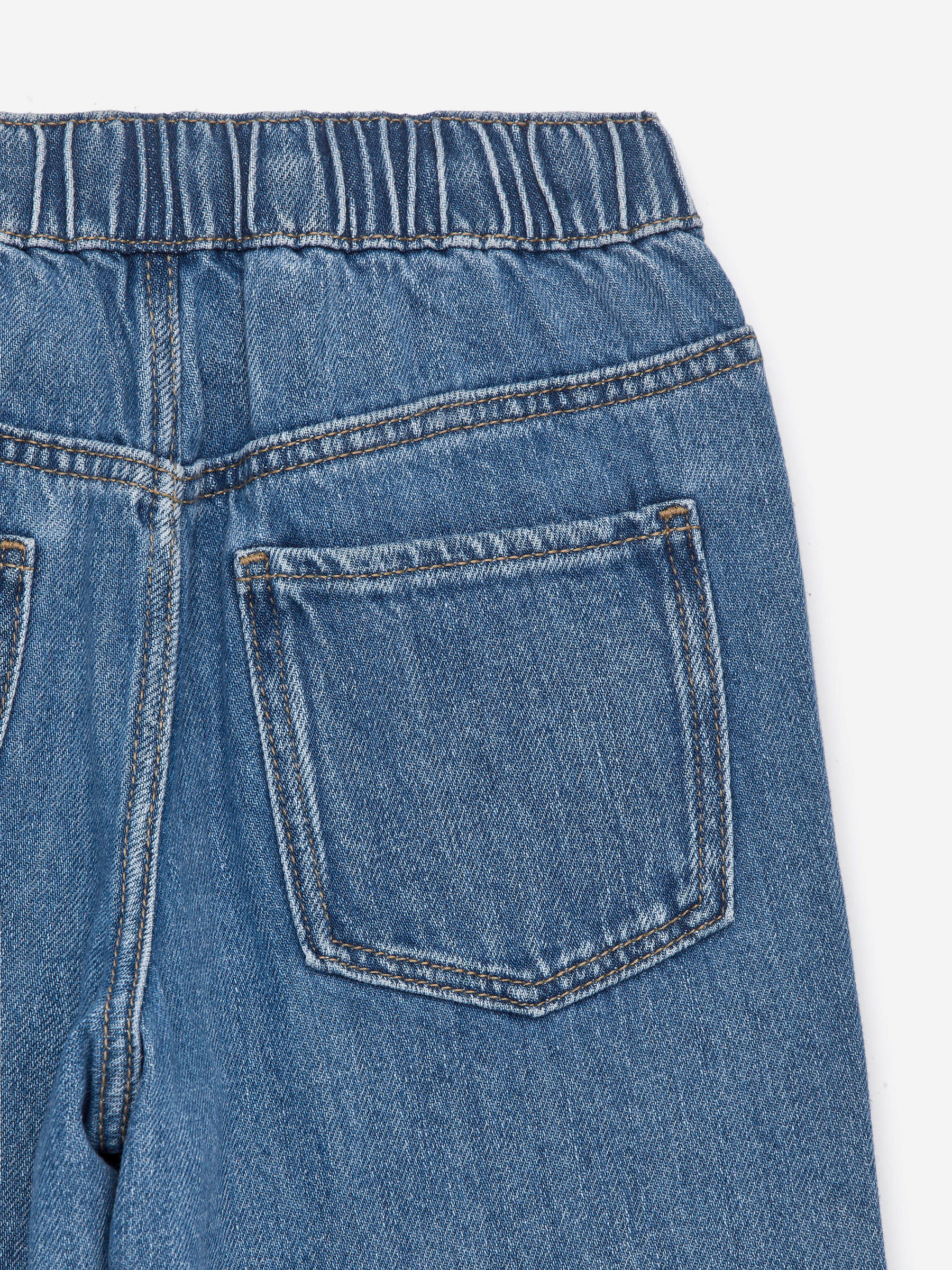 Pull-On Denim Trousers - Blue - Relaxed fit - Children - StillMedia/DescriptiveDetail - 1