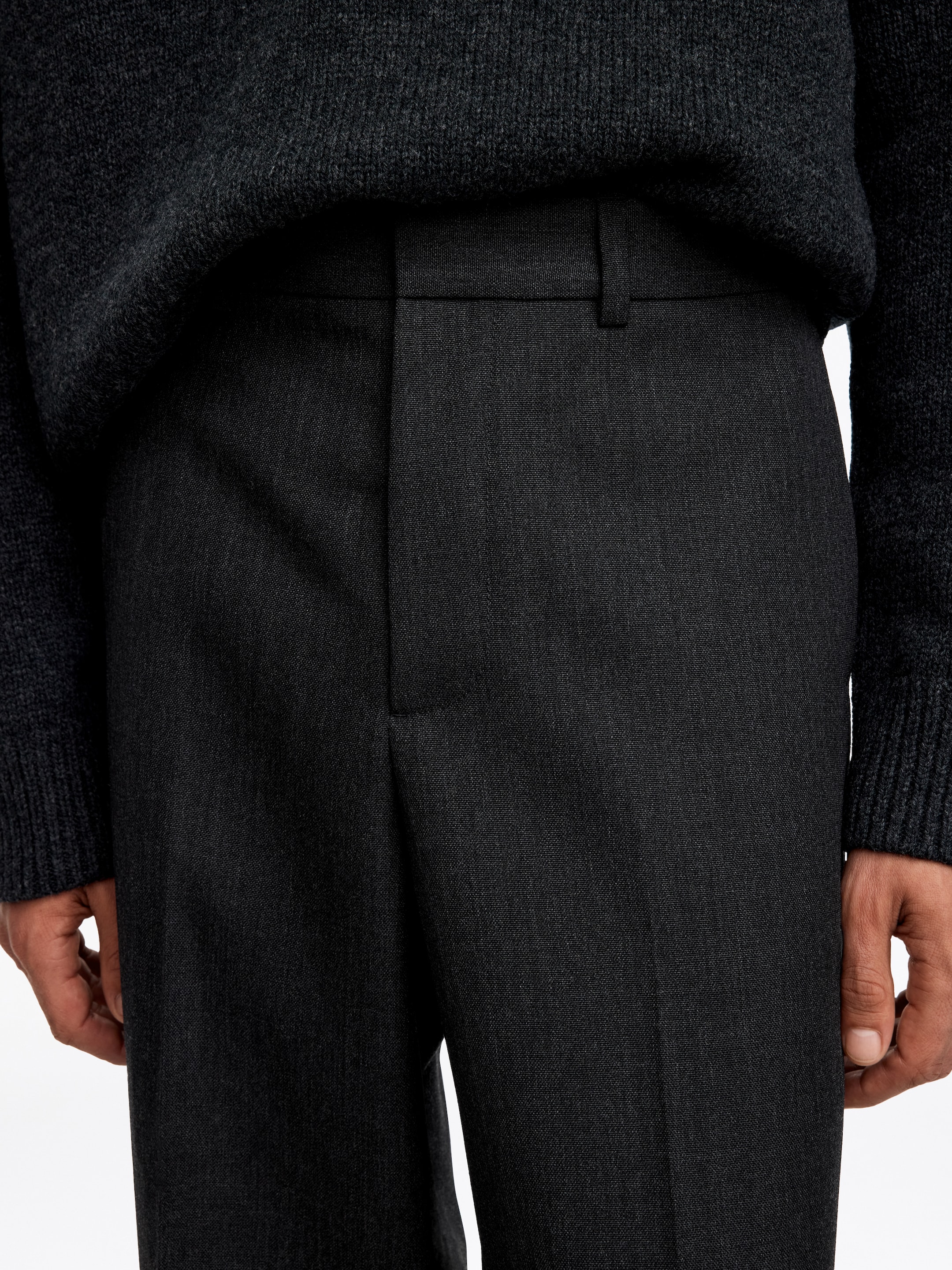 Relaxed Wool Trousers - Dark grey - Relaxed fit - men - StillMedia/Lookbook - 2