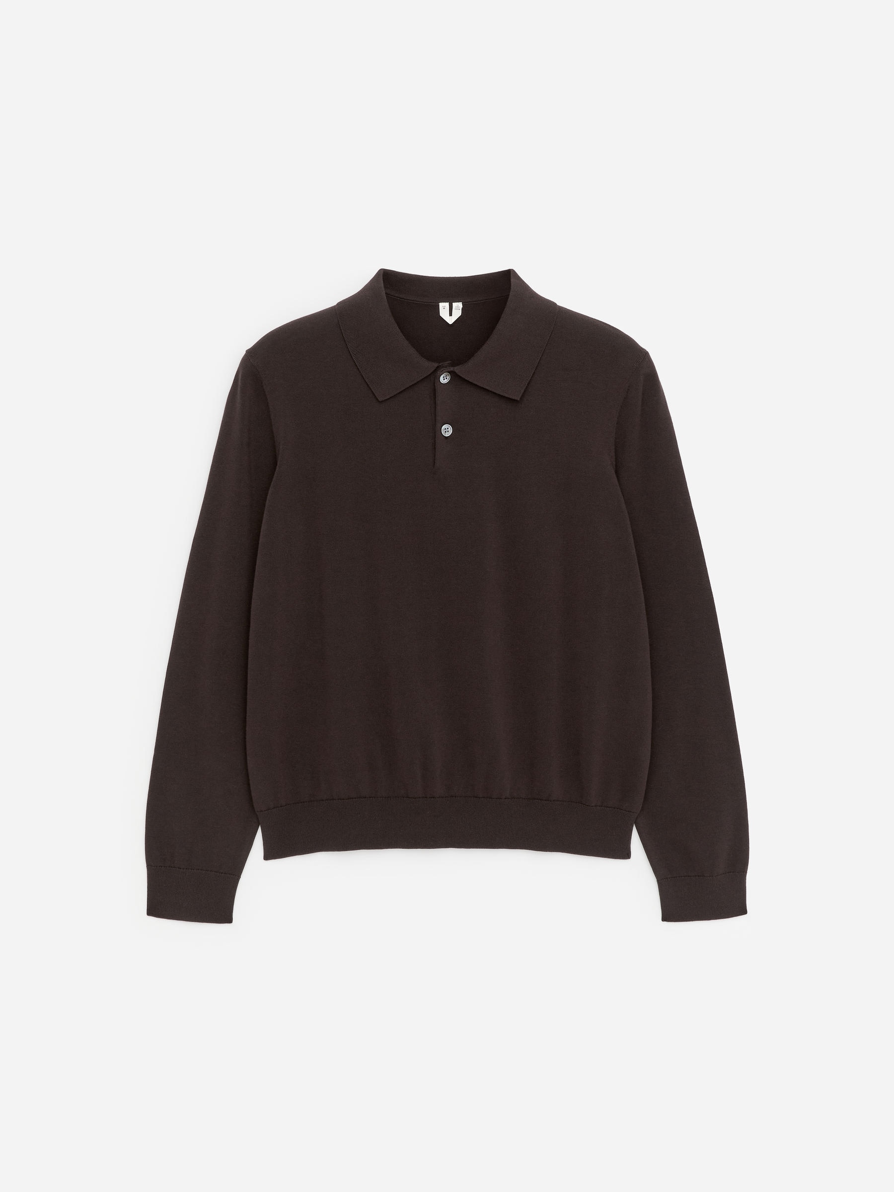 Polo de algodón - Marrón oscuro - Corte estándar - Men - StillMedia/DescriptiveStillLife - 1