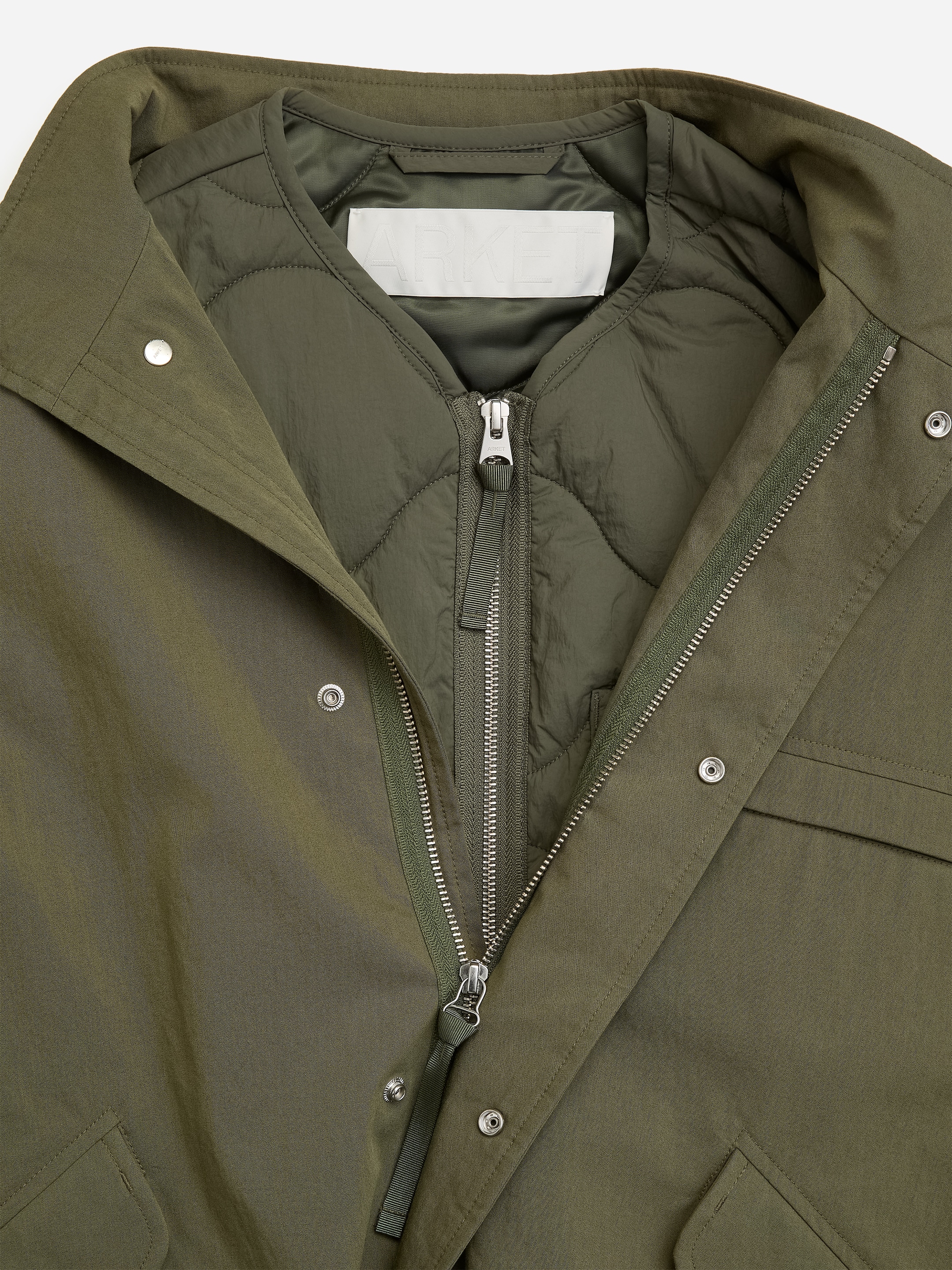 Gilet con imbottitura trapuntata - Verde kaki - Regular fit - men - StillMedia/DescriptiveStillLife - 8