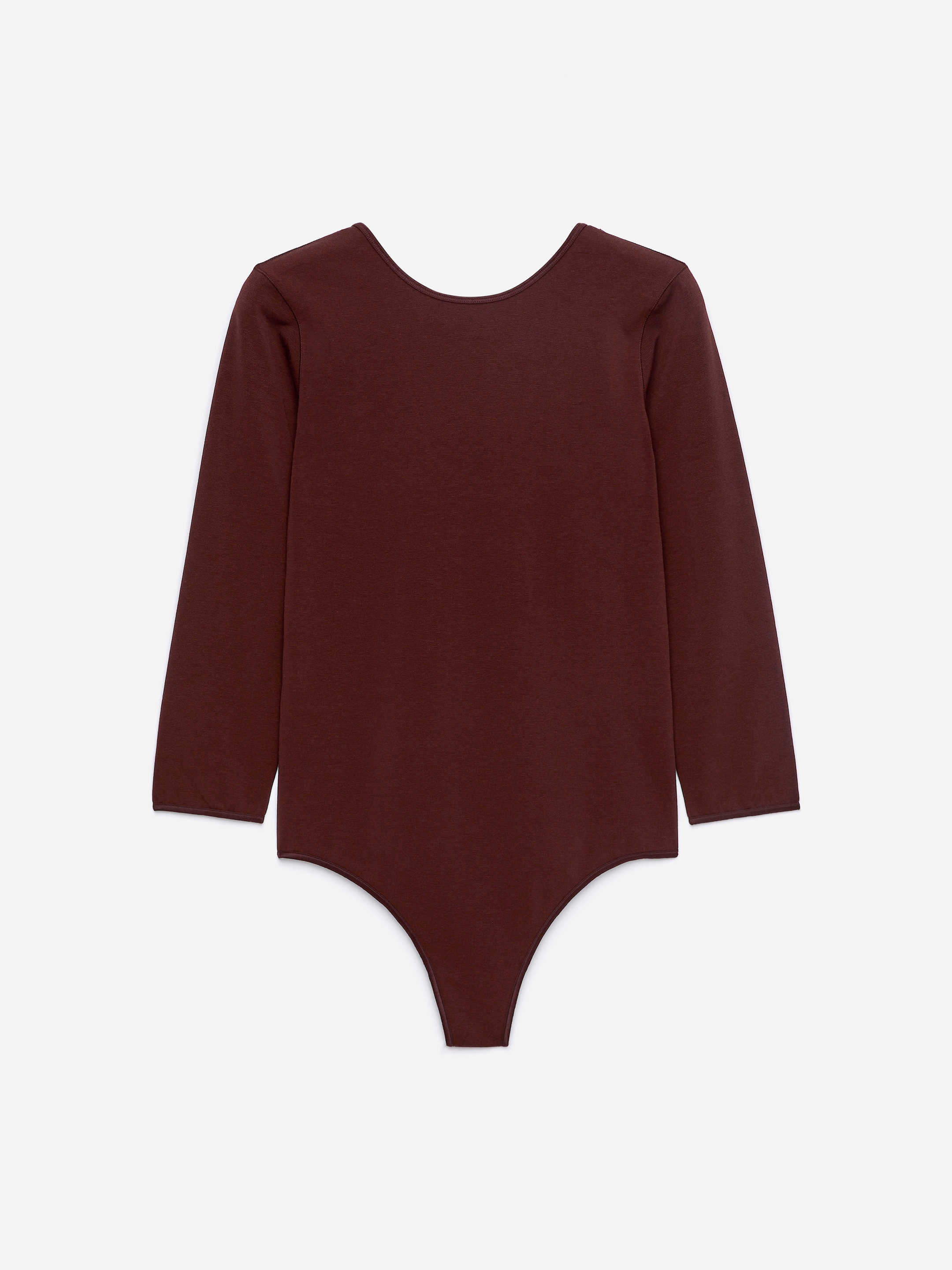 Ver imagen más grande: Bodi de manga larga - Marrón oscuro - MUJER | H&M ES 5
