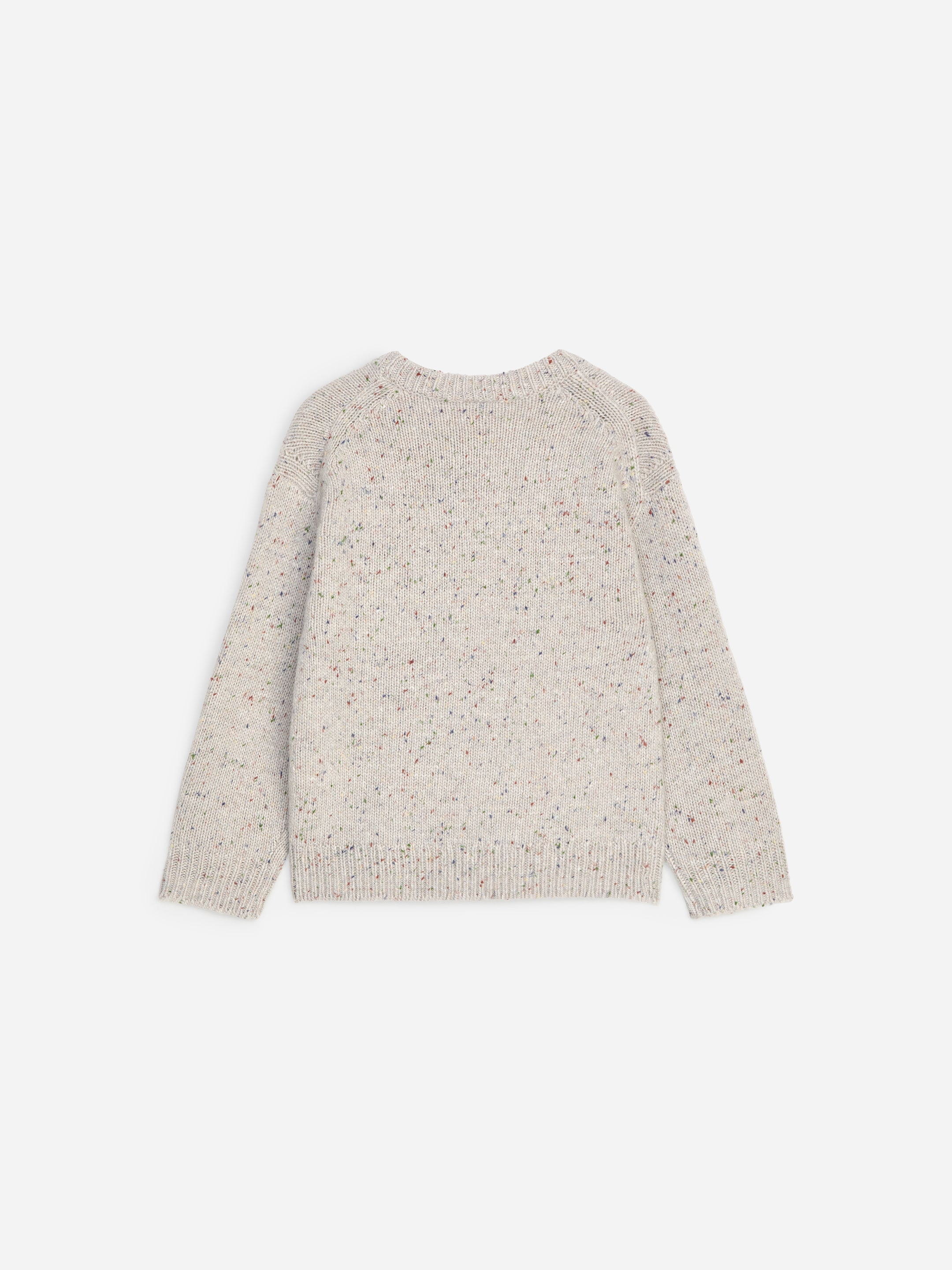 Chunky stickad tröja - Off-white - Regular fit - children - StillMedia/DescriptiveStillLife - 2